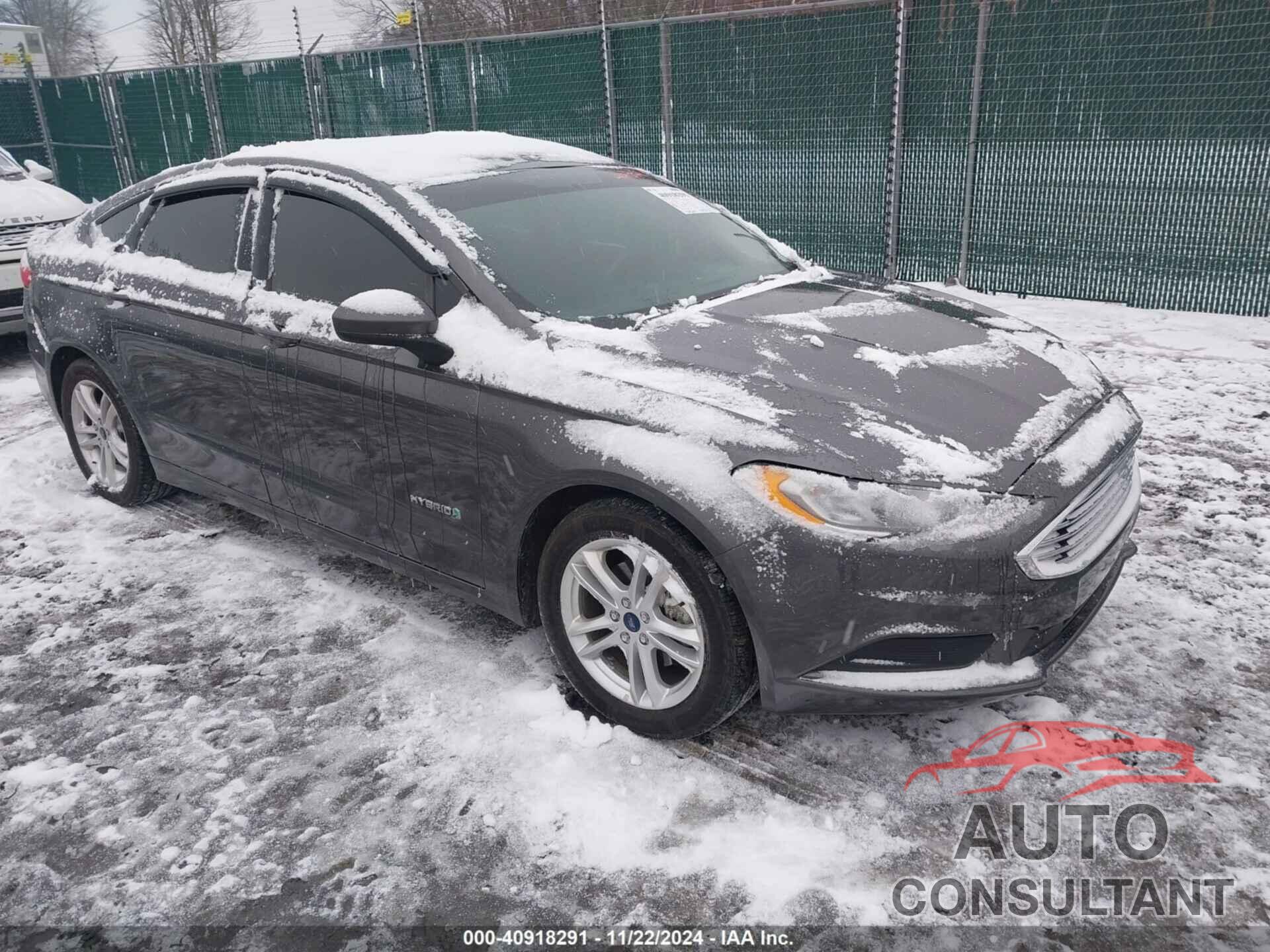 FORD FUSION HYBRID 2018 - 3FA6P0LU1JR219738