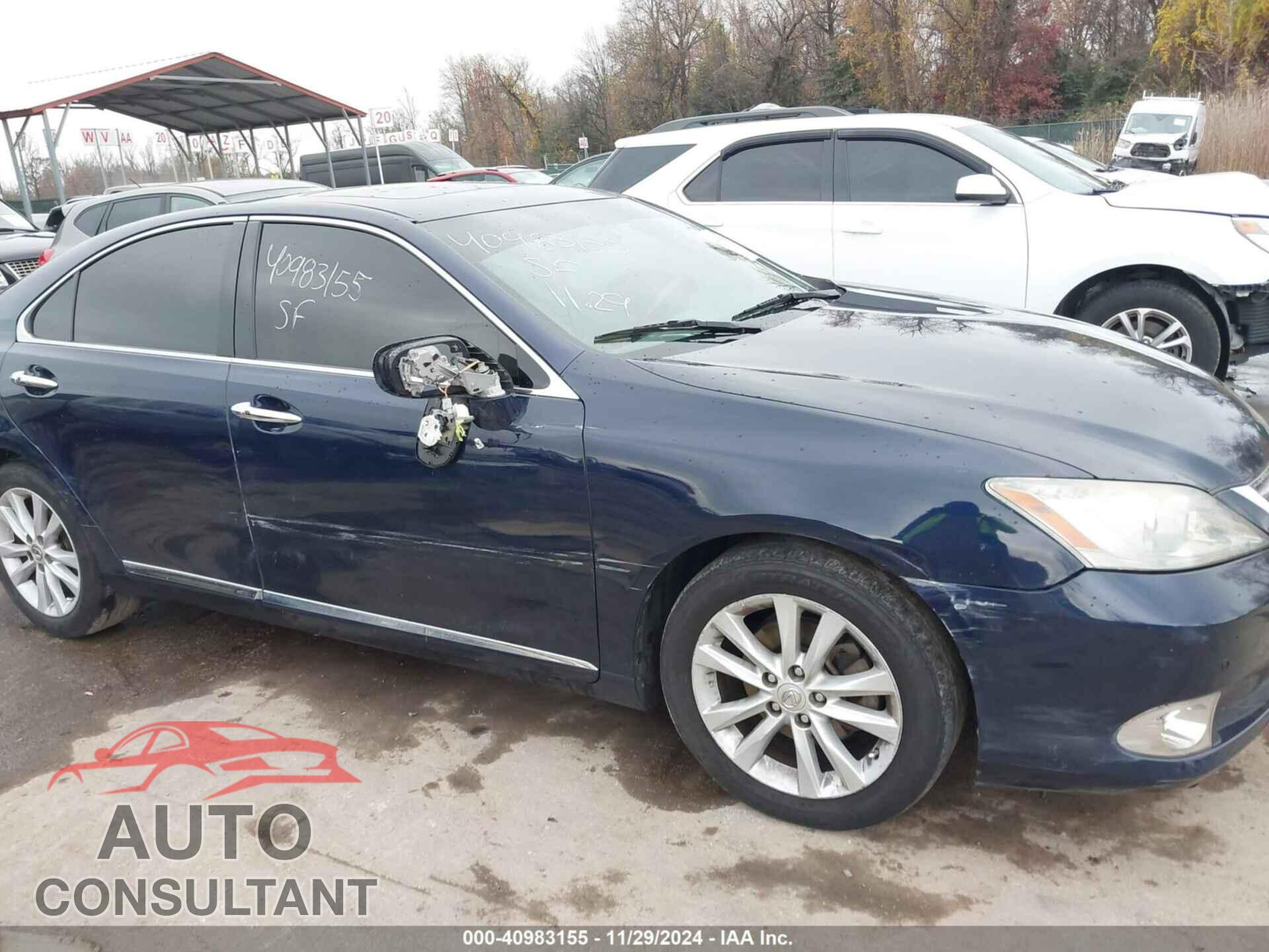 LEXUS ES 350 2011 - JTHBK1EG3B2462539