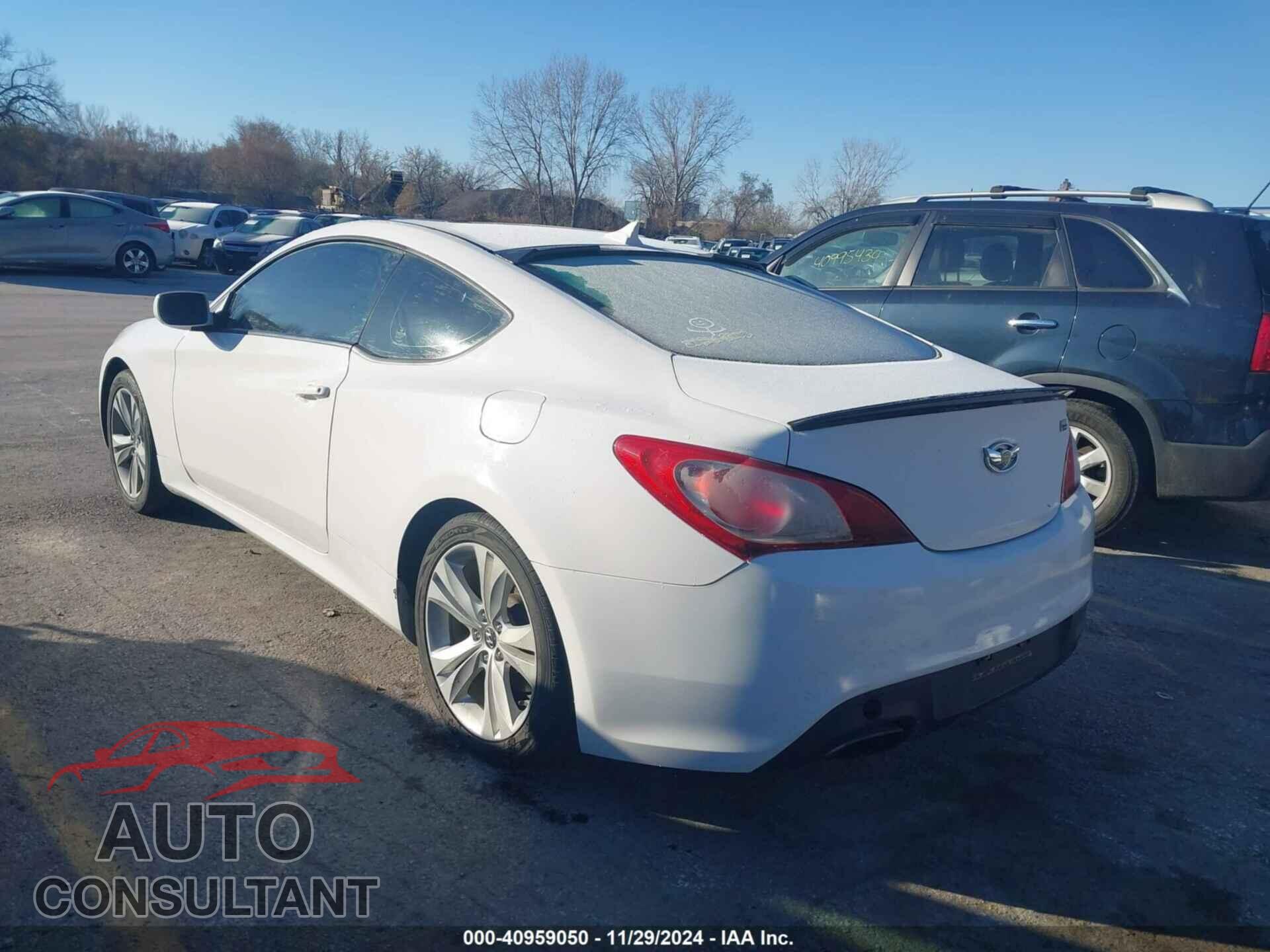 HYUNDAI GENESIS 2012 - KMHHT6KD0CU078364