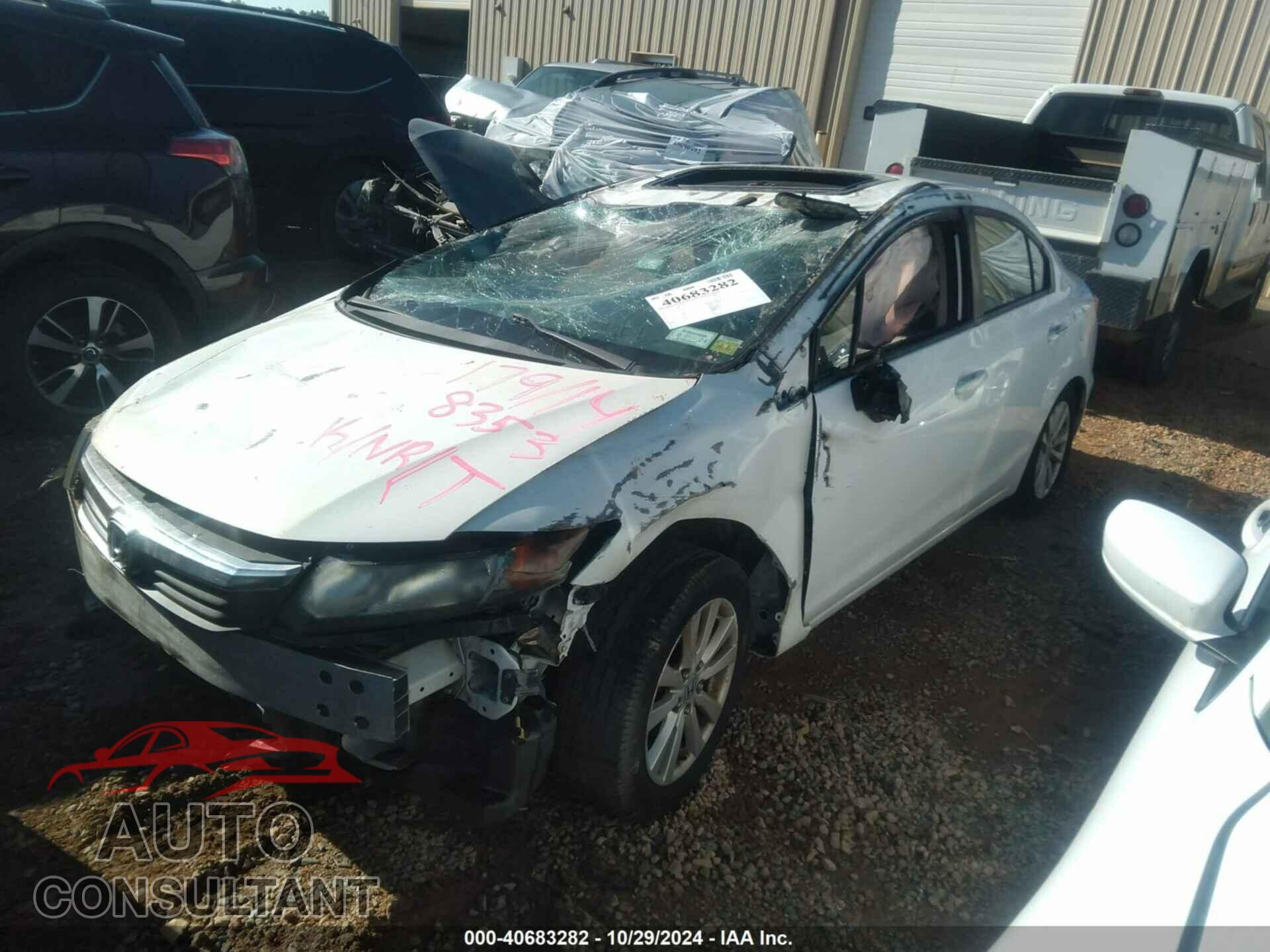 HONDA CIVIC 2012 - 2HGFB2F86CH308353