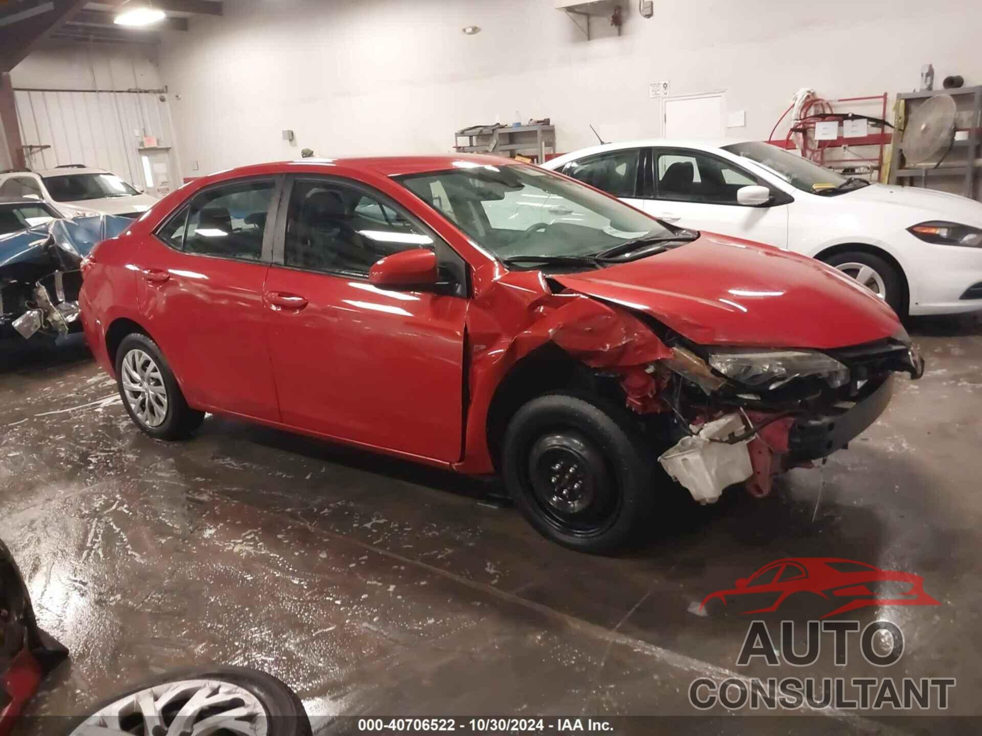 TOYOTA COROLLA 2019 - 2T1BURHE4KC182313