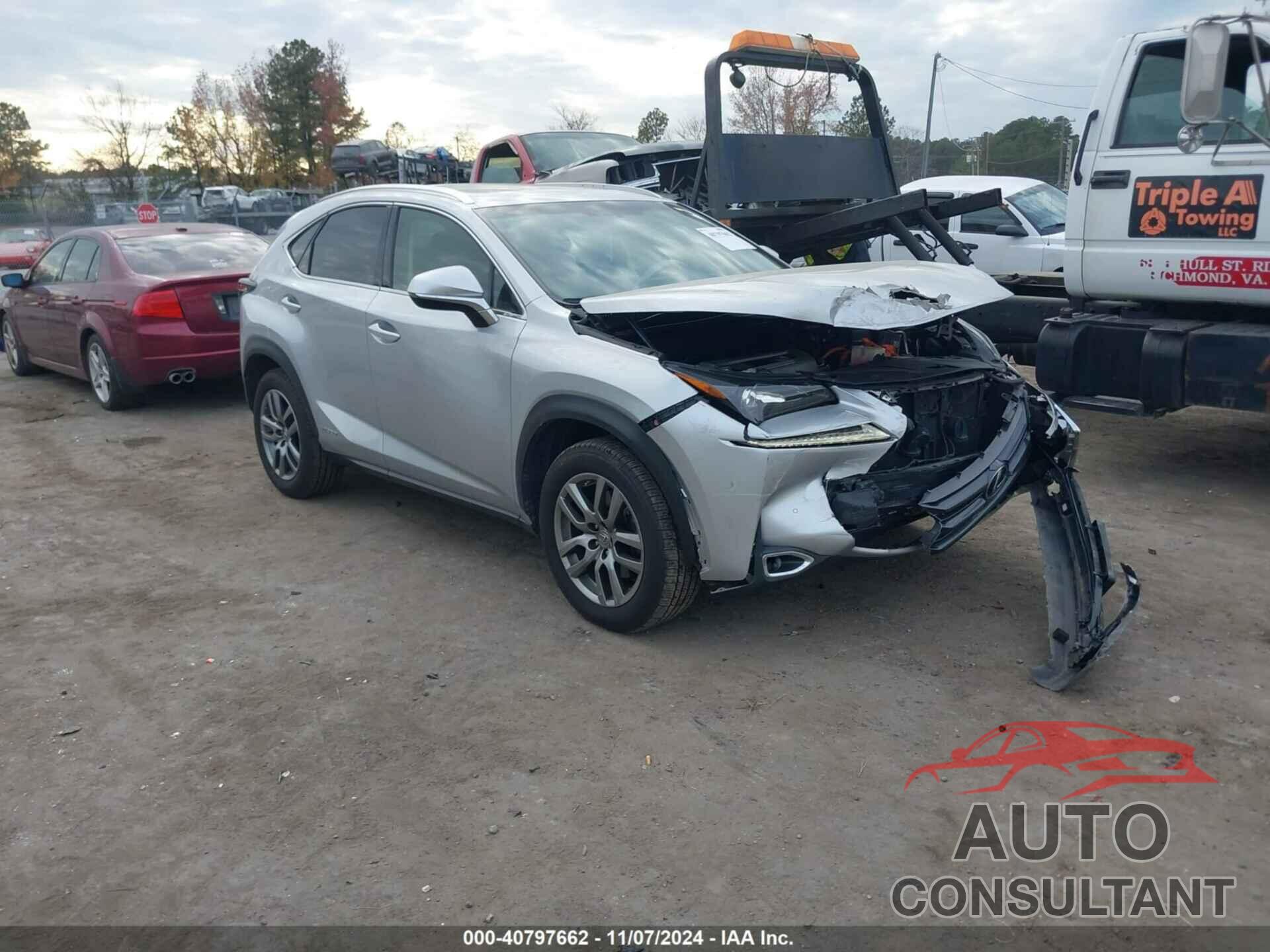 LEXUS NX 300H 2016 - JTJBJRBZ5G2041998