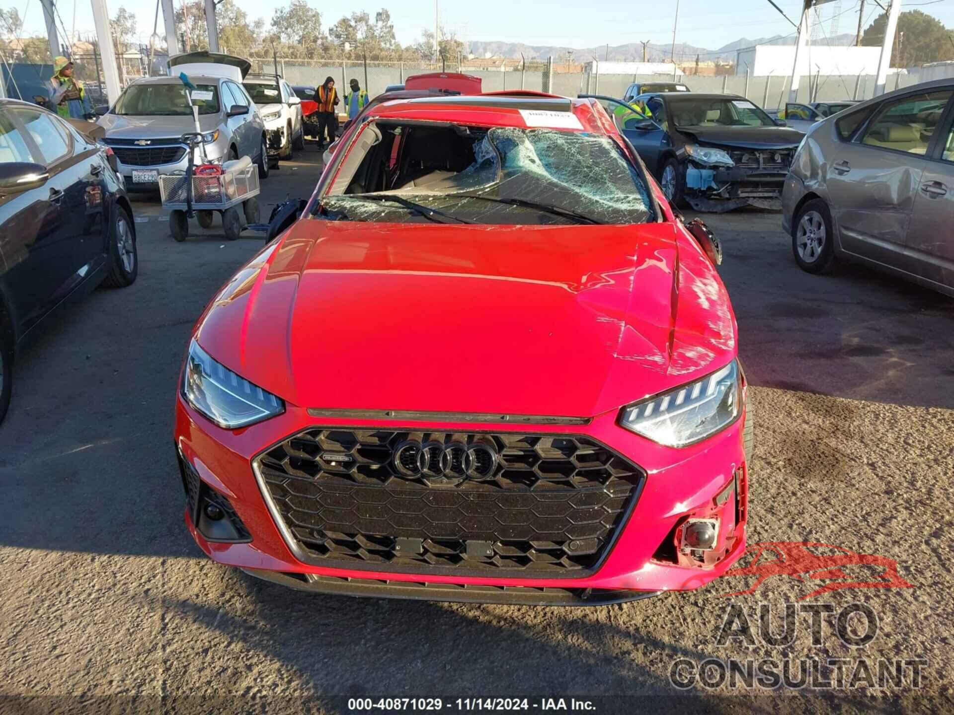 AUDI A4 2024 - WAUEAAF40RN005277