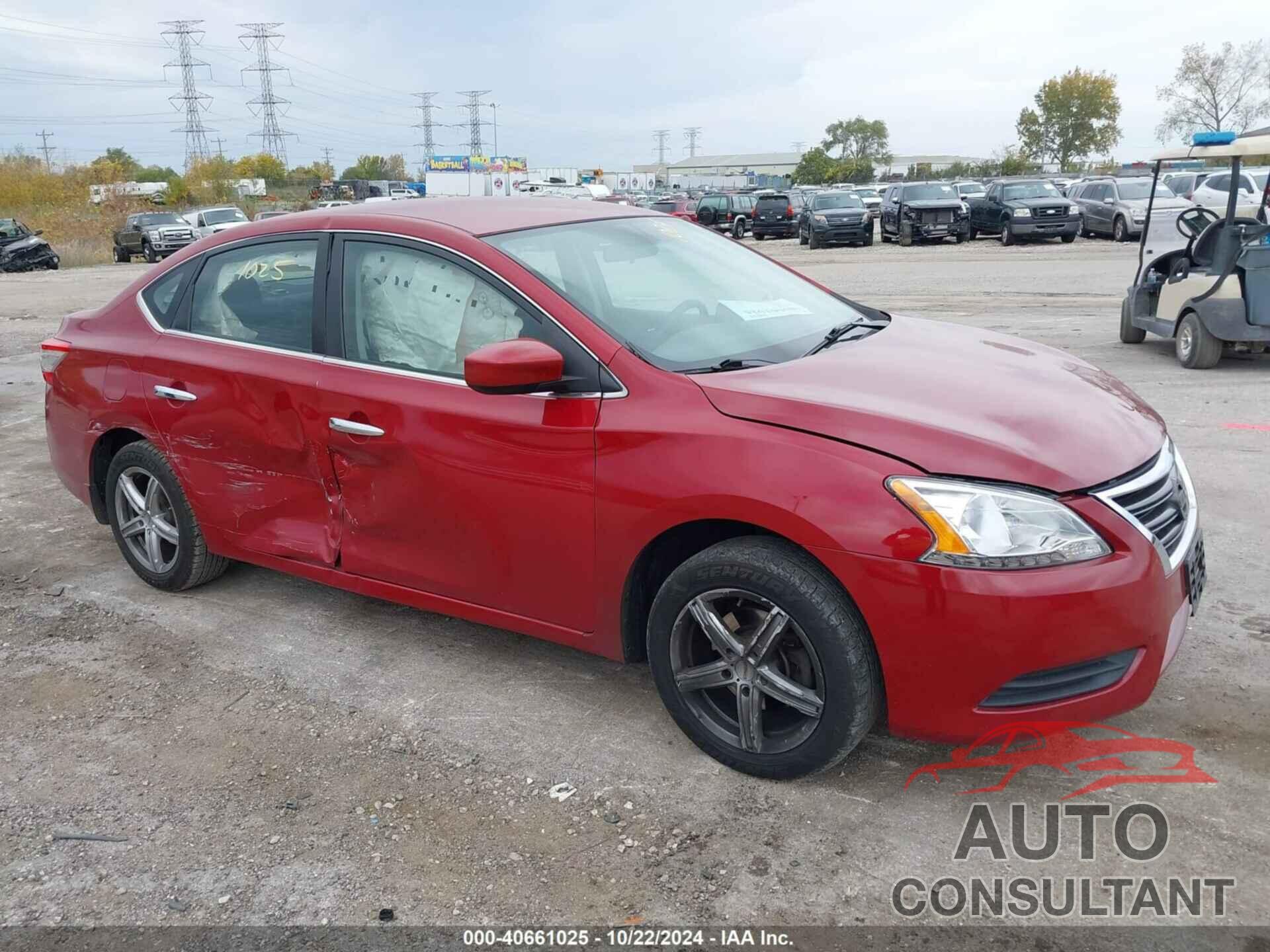 NISSAN SENTRA 2014 - 3N1AB7AP0EL691854