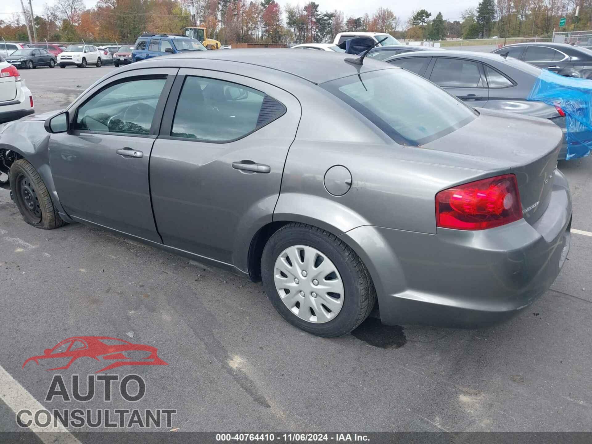DODGE AVENGER 2013 - 1C3CDZAB9DN767199