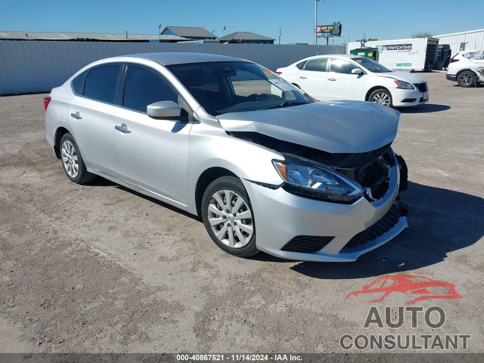 NISSAN SENTRA 2019 - 3N1AB7AP9KY221451