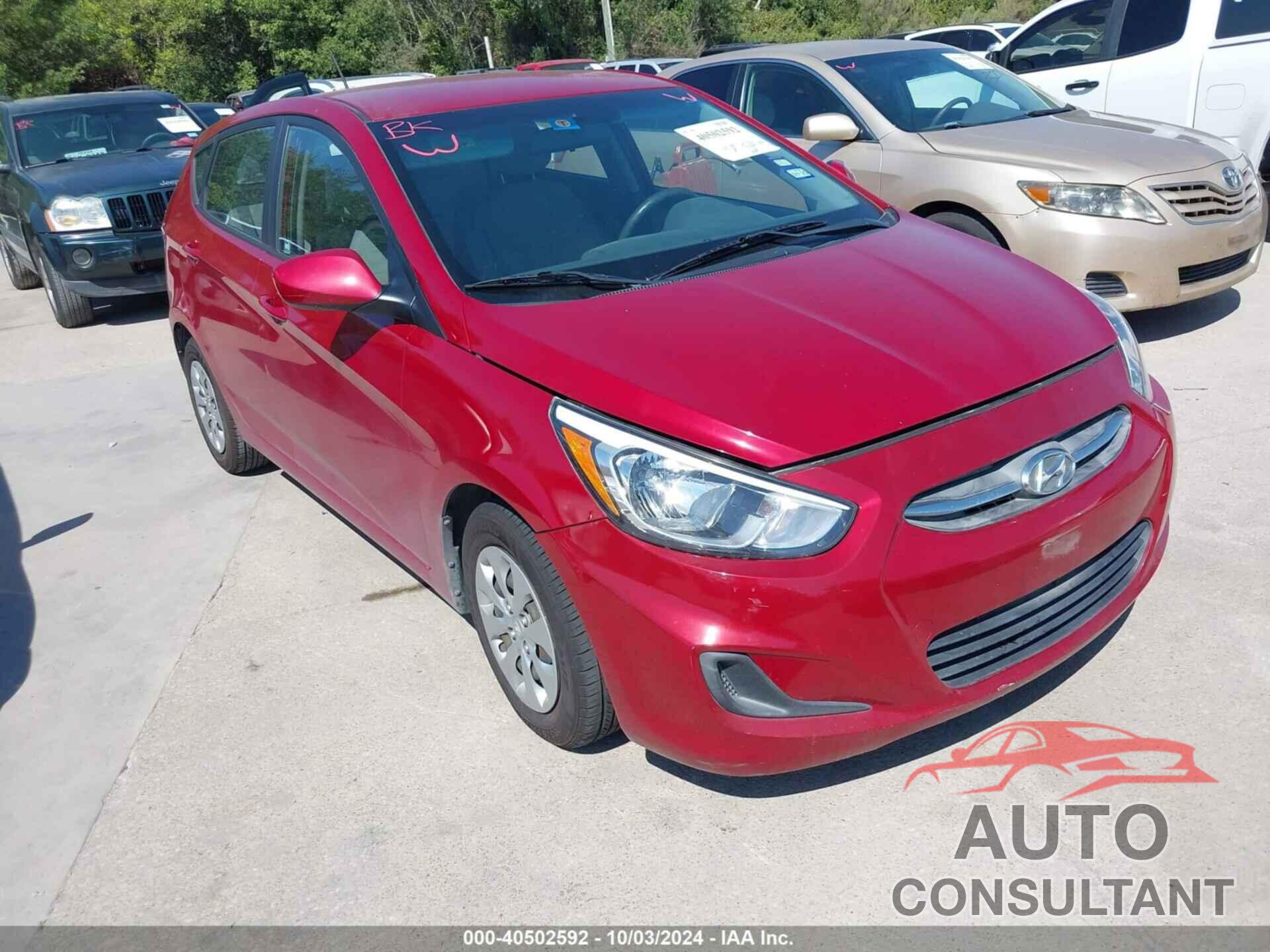 HYUNDAI ACCENT 2017 - KMHCT5AE6HU365858