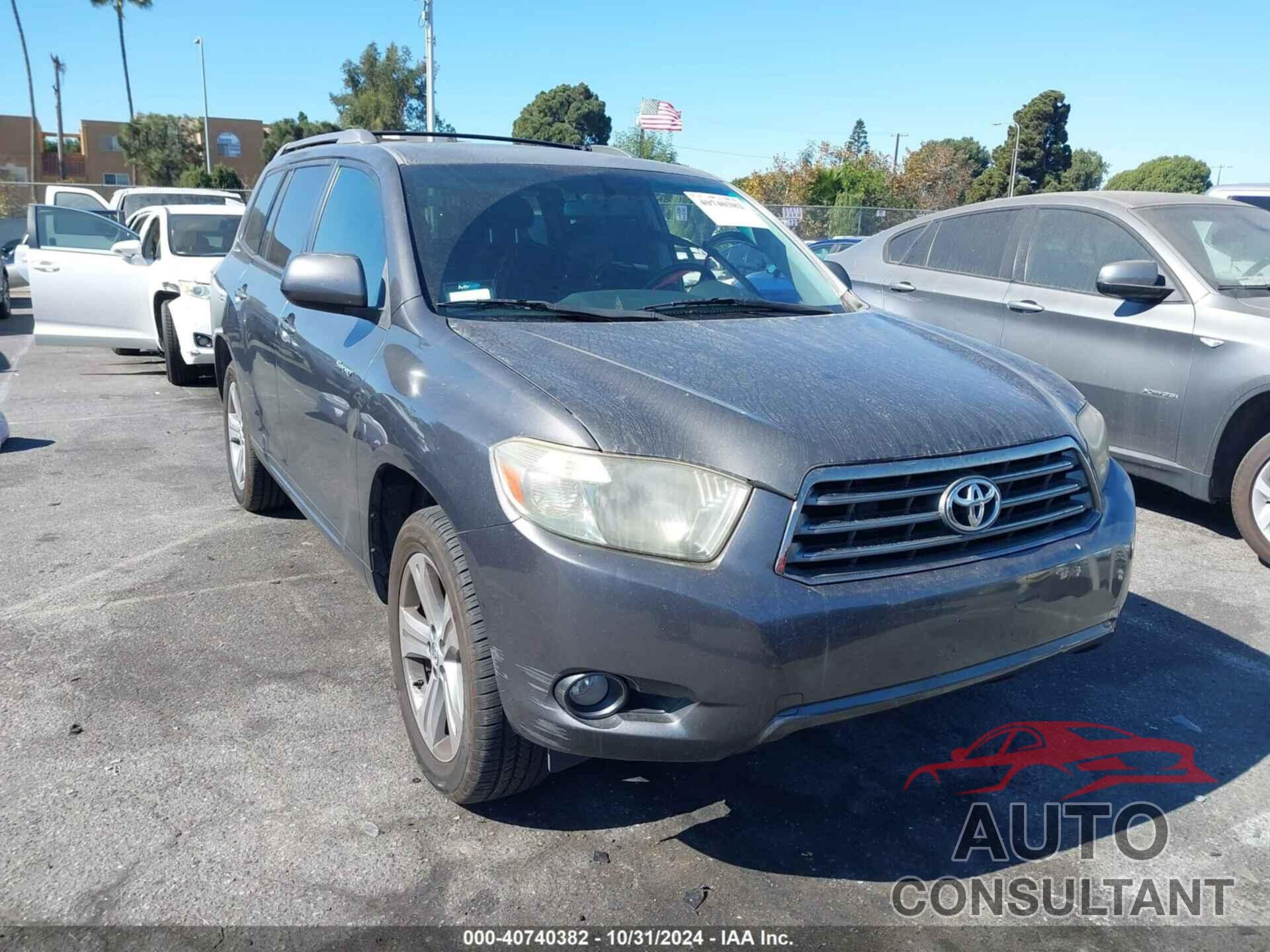 TOYOTA HIGHLANDER 2009 - JTEDS43A692084670