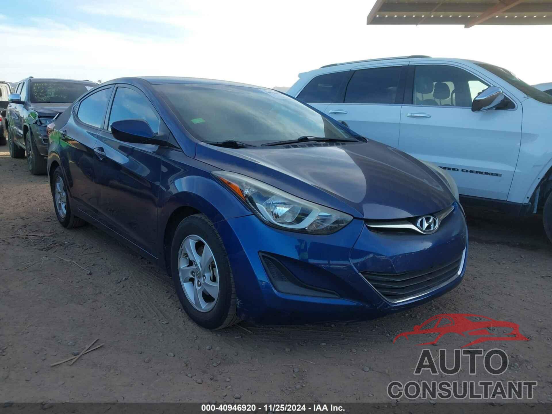 HYUNDAI ELANTRA 2015 - 5NPDH4AE3FH640307