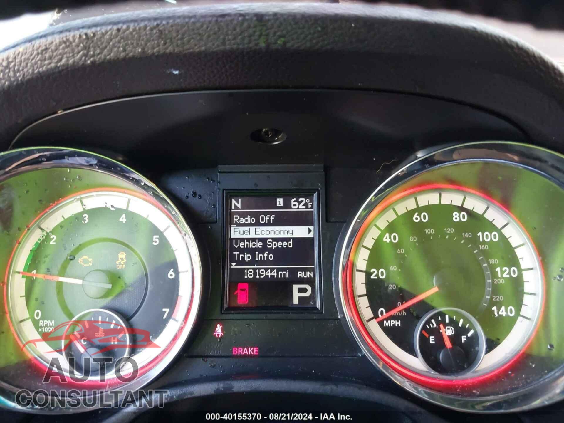 DODGE DURANGO 2013 - 1C4RDHAG0DC692772