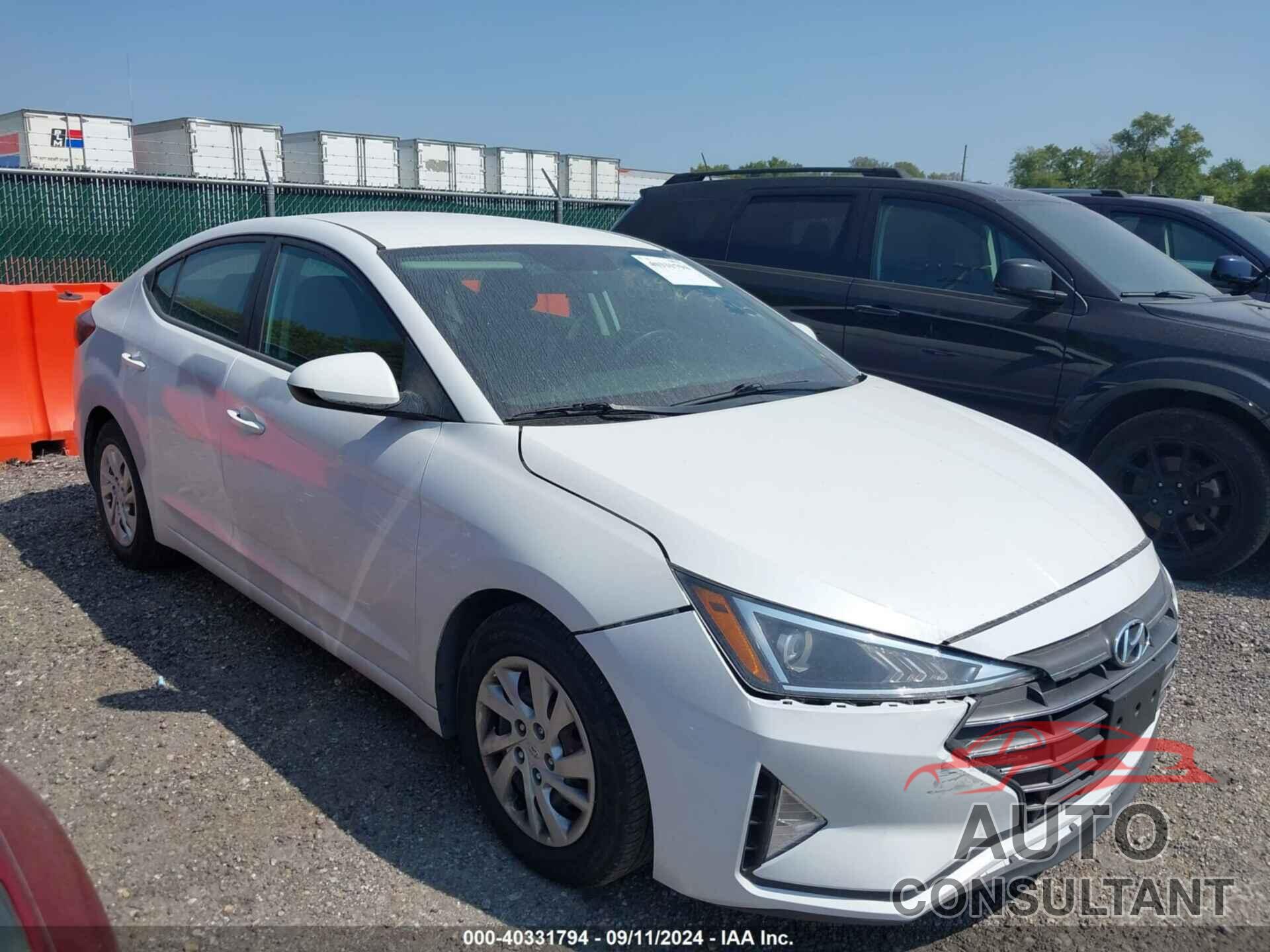 HYUNDAI ELANTRA 2019 - 5NPD74LF6KH415785