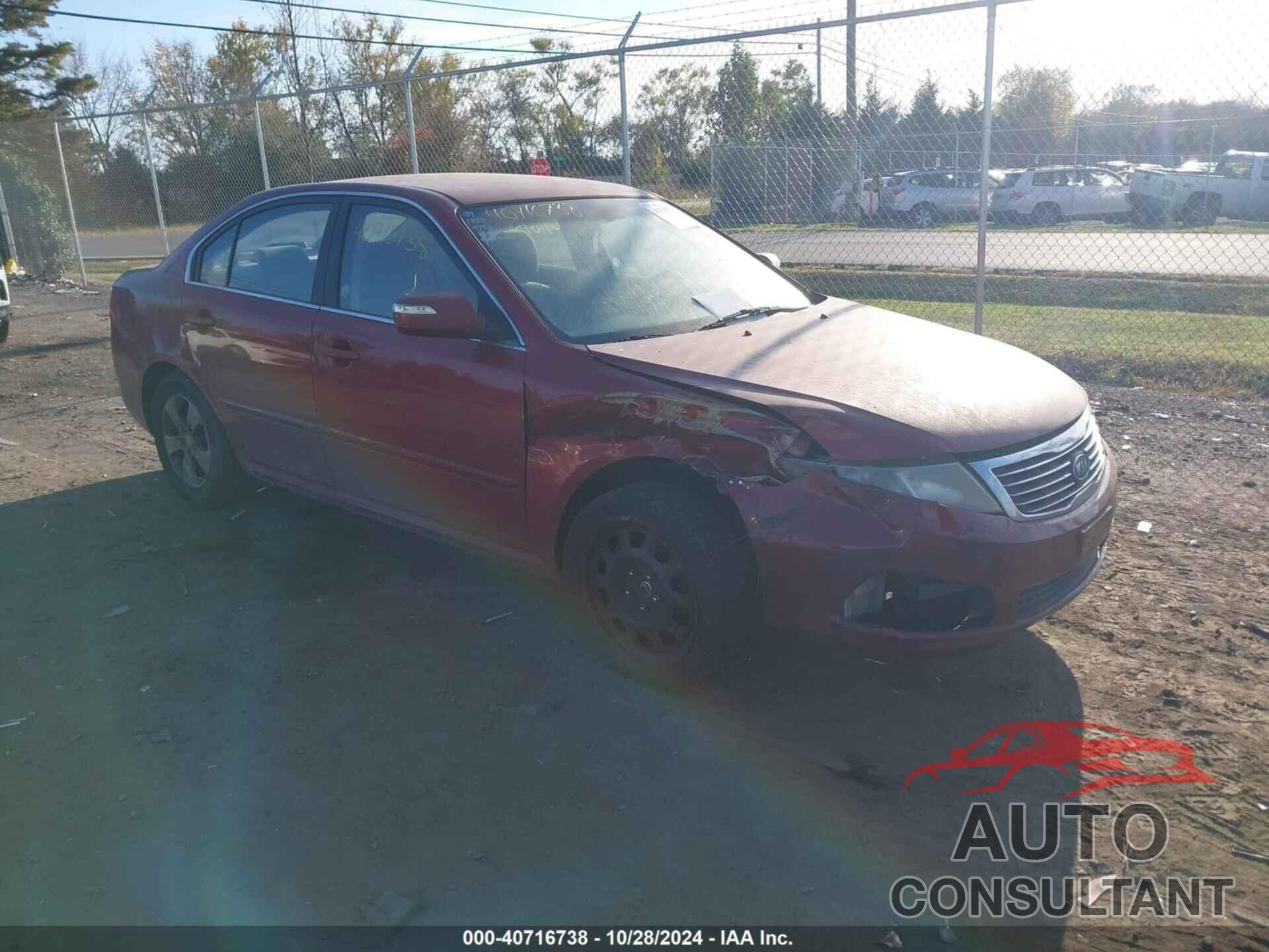 KIA OPTIMA 2009 - KNAGE228995289603