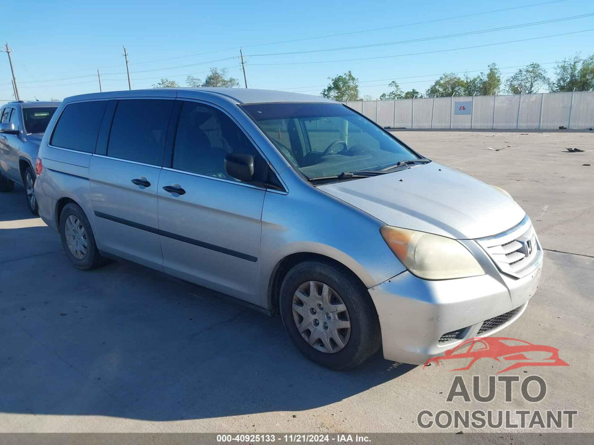 HONDA ODYSSEY 2010 - 5FNRL3H25AB046710