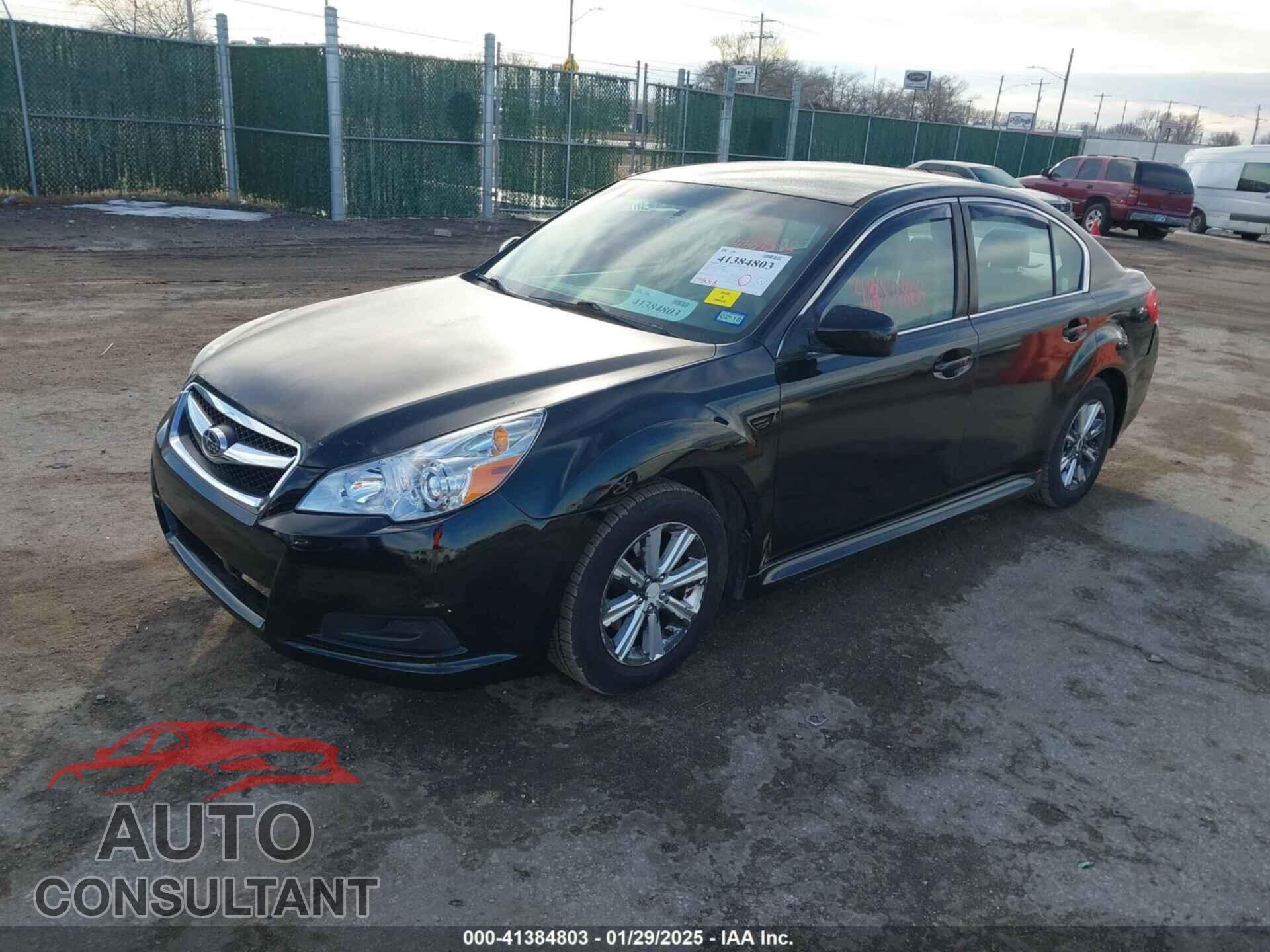 SUBARU LEGACY 2012 - 4S3BMBB66C3019889