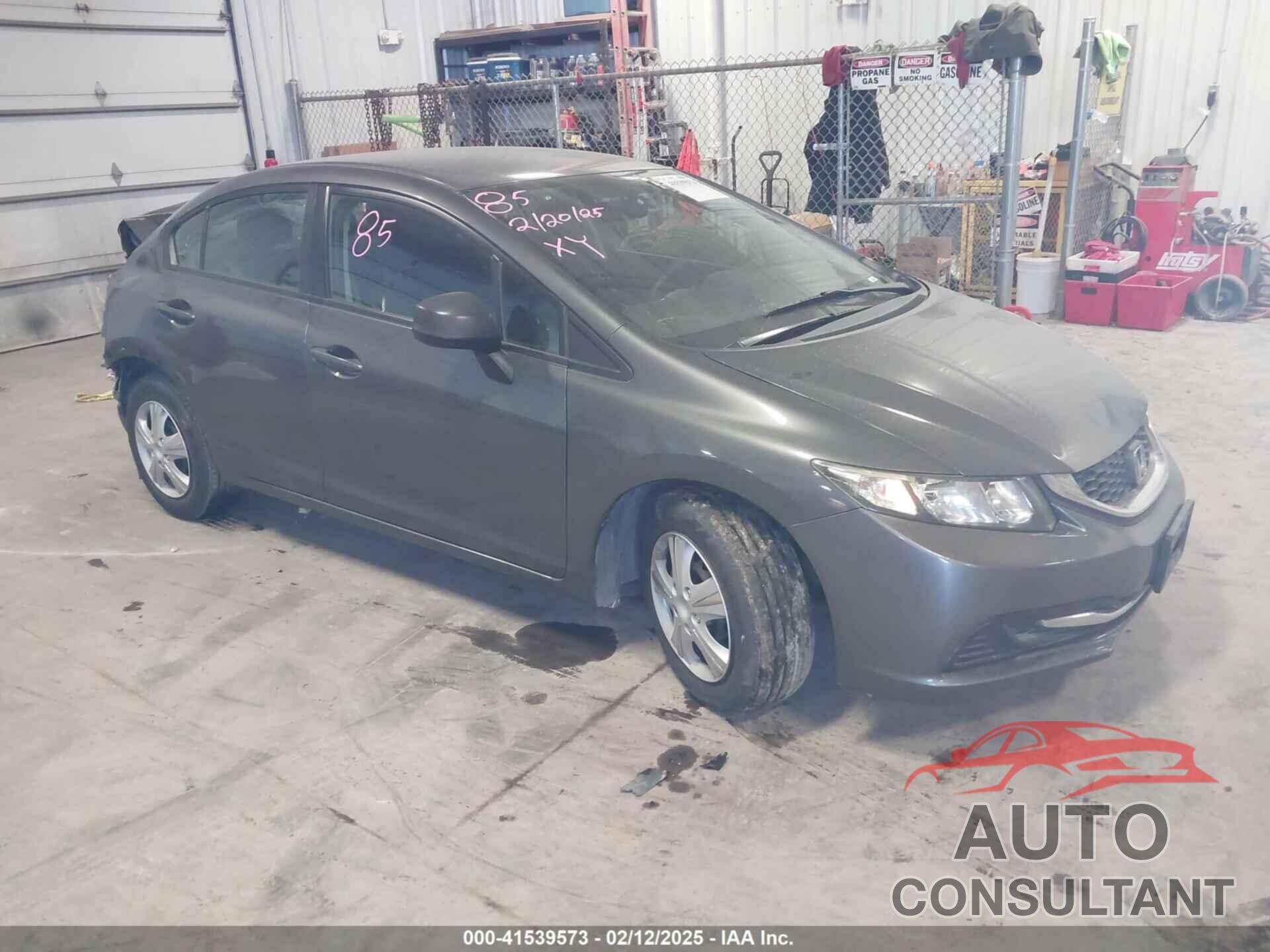 HONDA CIVIC 2013 - 2HGFB2F54DH532468