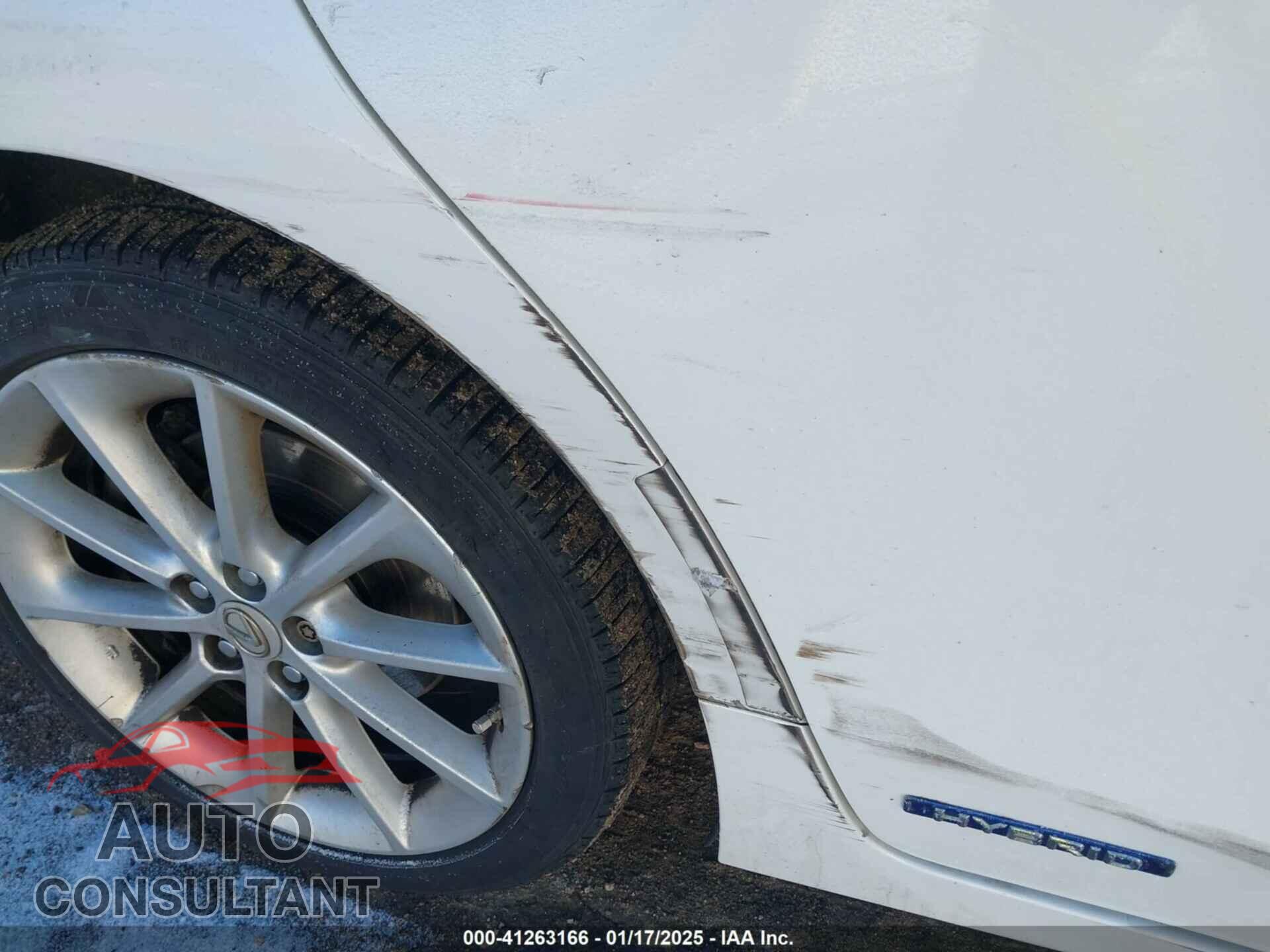 LEXUS CT 200H 2012 - JTHKD5BH4C2073912