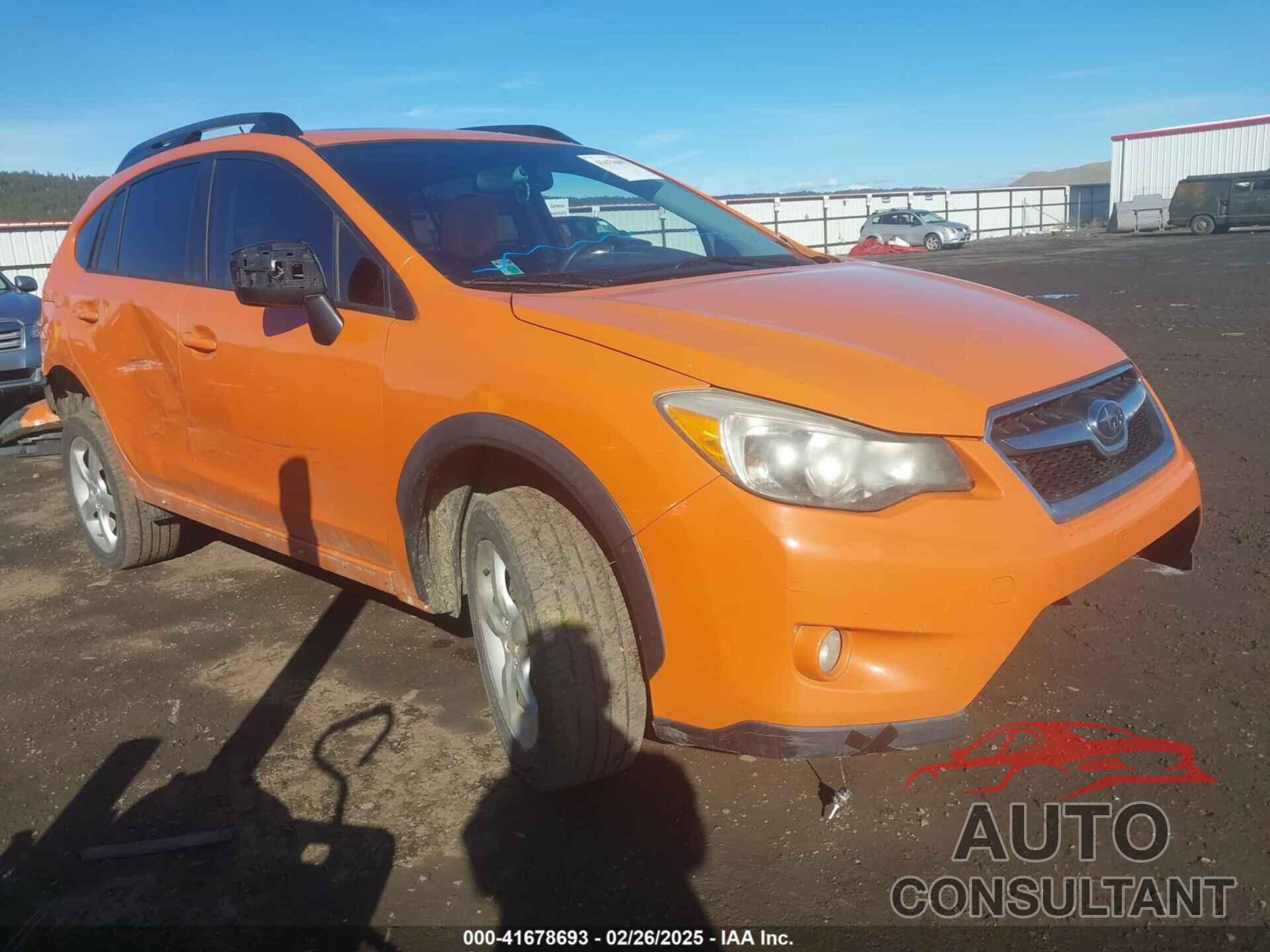 SUBARU XV CROSSTREK 2014 - JF2GPAVC3E8225946