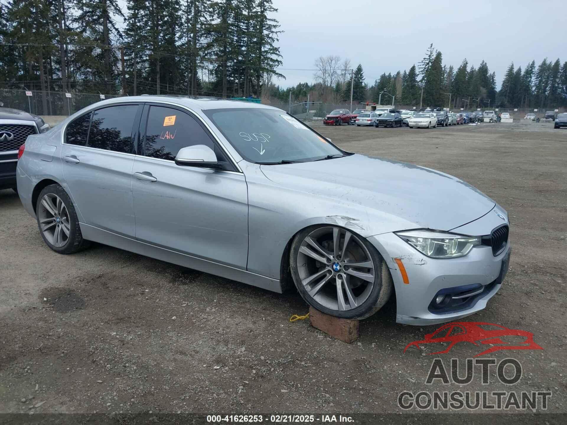 BMW 330I 2017 - WBA8D9G33HNU64889