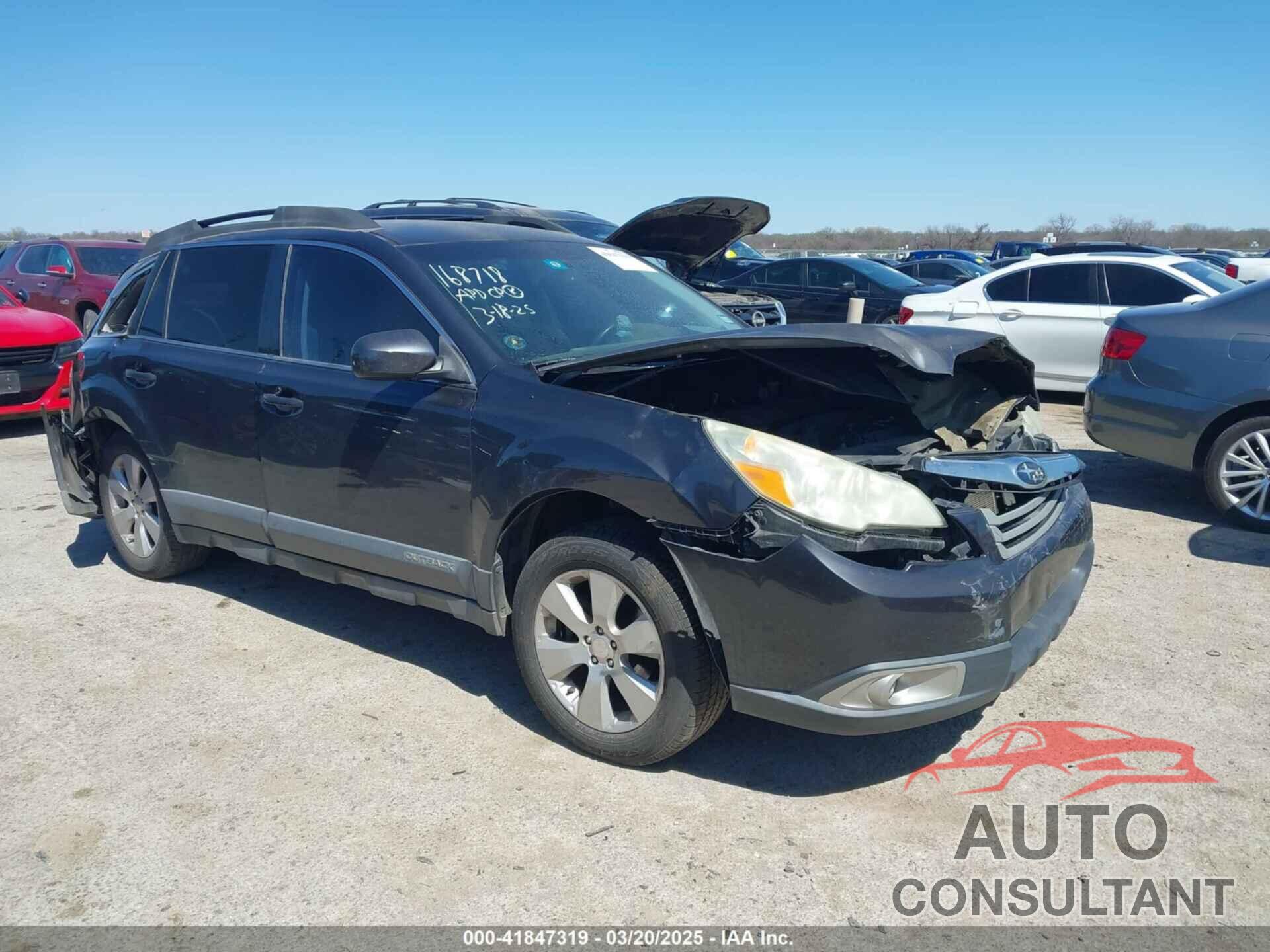 SUBARU OUTBACK 2011 - 4S4BRBCC4B1357710