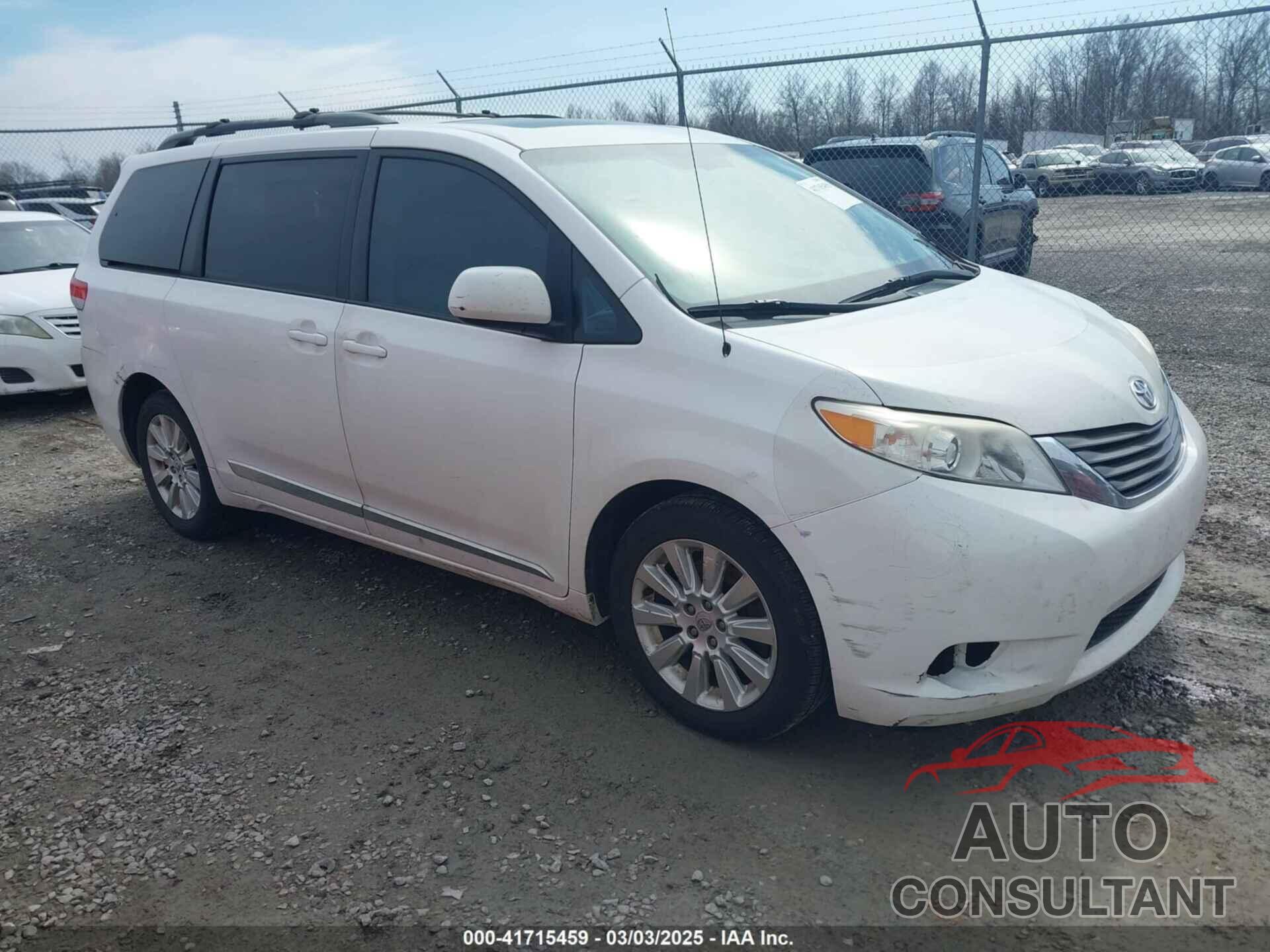 TOYOTA SIENNA 2011 - 5TDDK3DC3BS029395