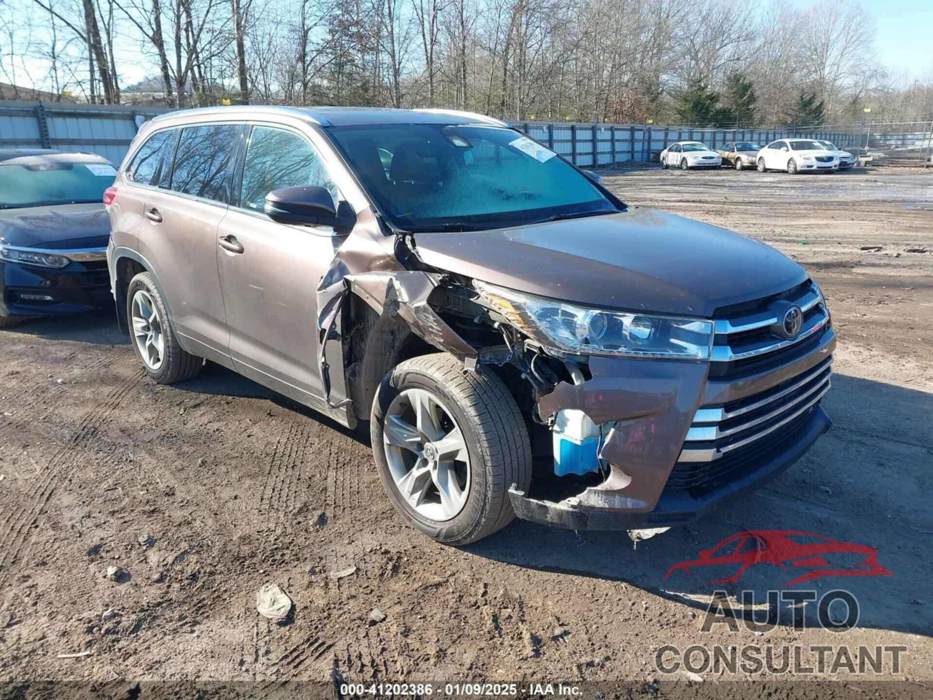 TOYOTA HIGHLANDER 2017 - 5TDDZRFH6HS439267