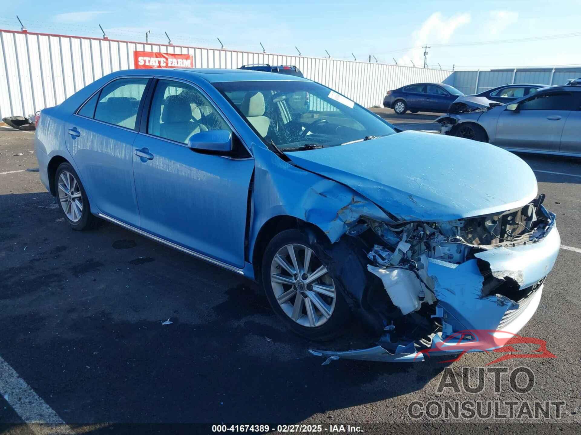 TOYOTA CAMRY 2013 - 4T4BF1FK6DR278360