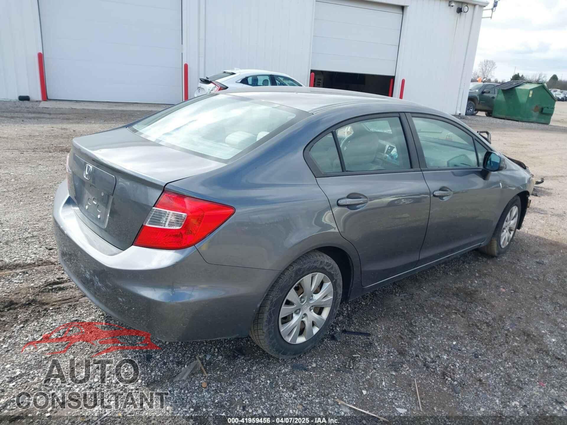 HONDA CIVIC 2012 - 19XFB2F55CE007783