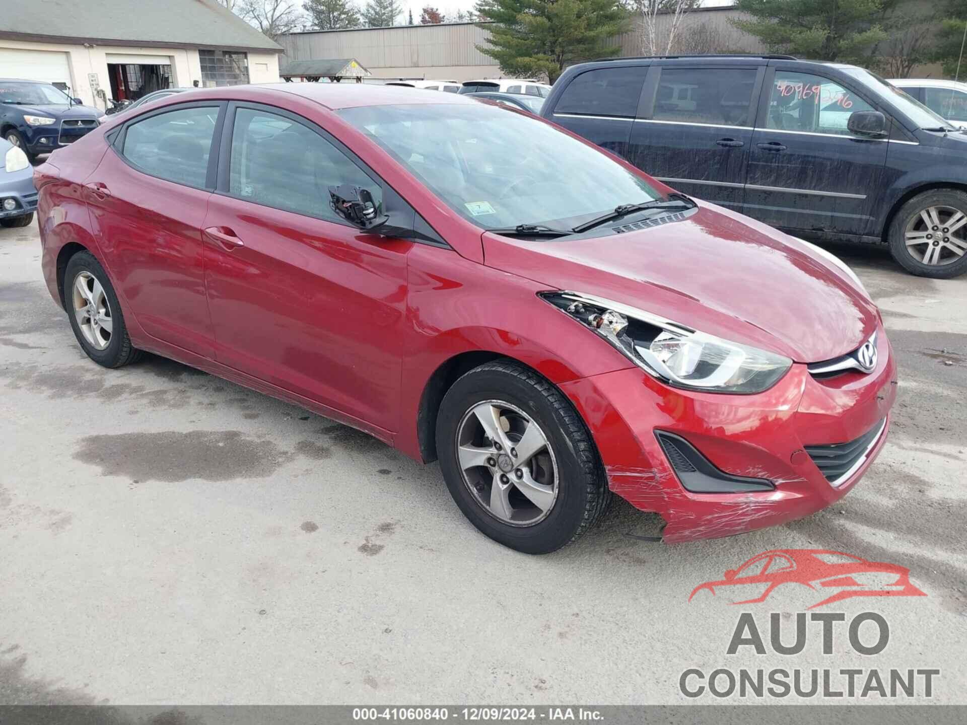 HYUNDAI ELANTRA 2014 - 5NPDH4AE2EH486865