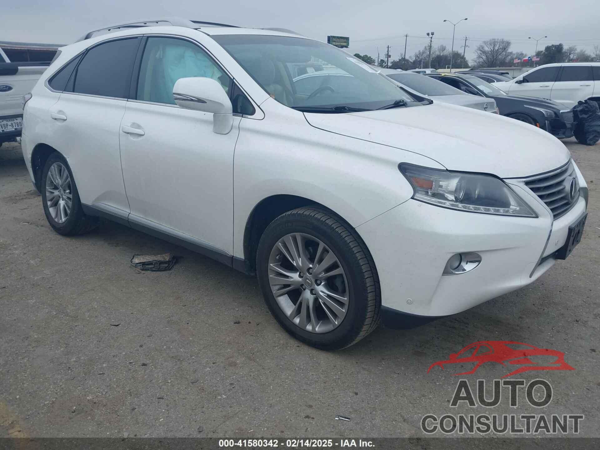 LEXUS RX 350 2013 - 2T2ZK1BA8DC125025