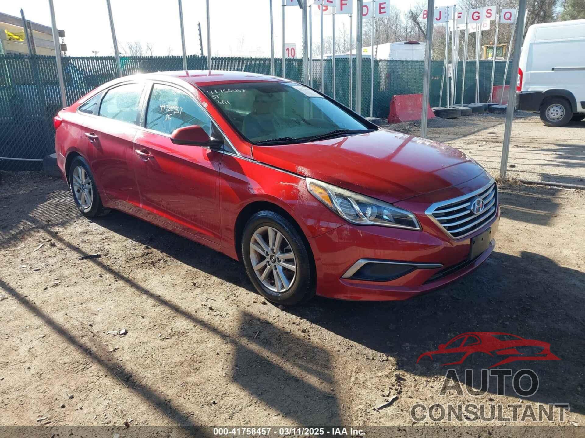 HYUNDAI SONATA 2016 - 5NPE24AF5GH327355
