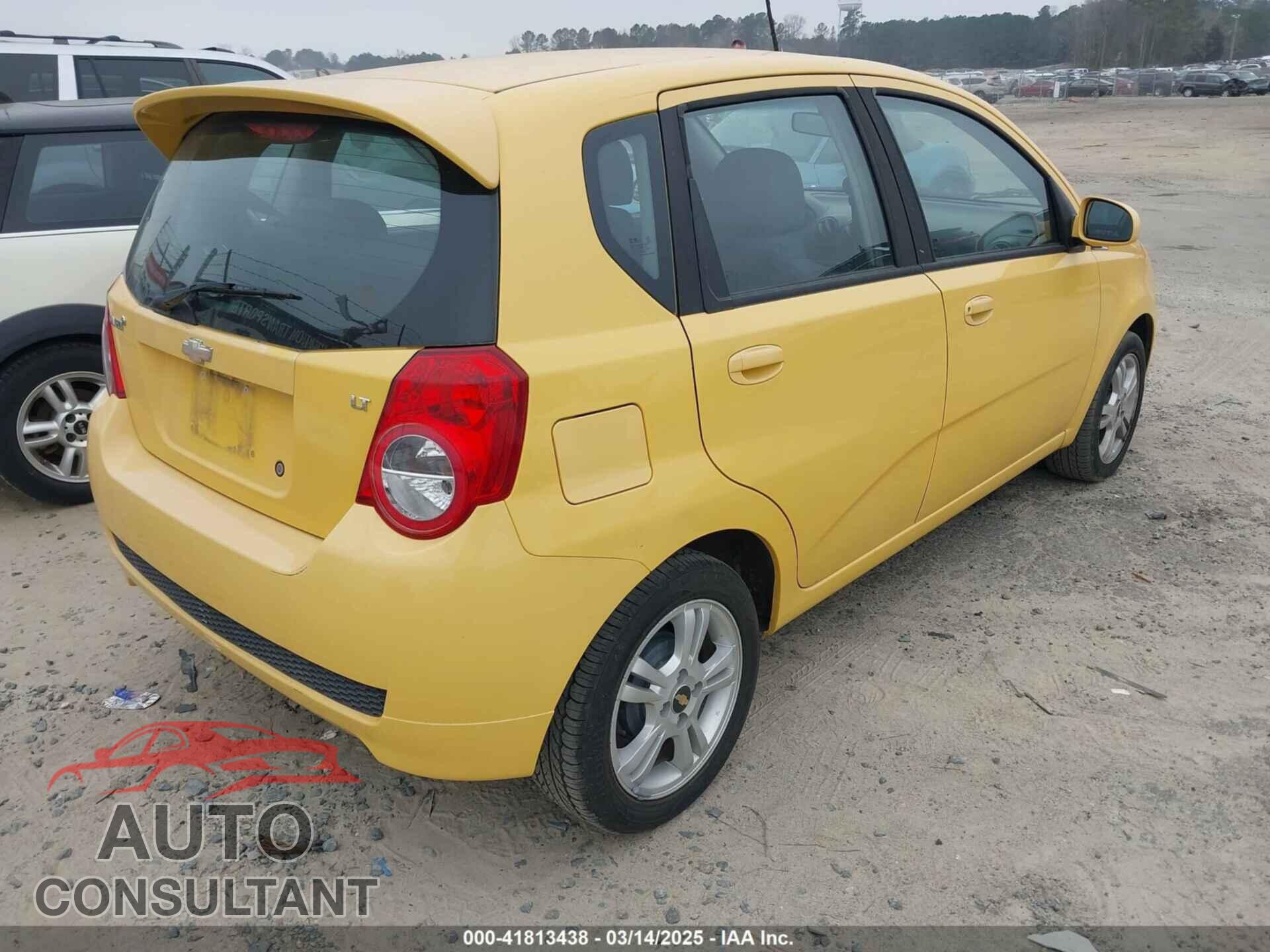 CHEVROLET AVEO 2011 - KL1TD6DE2BB187444