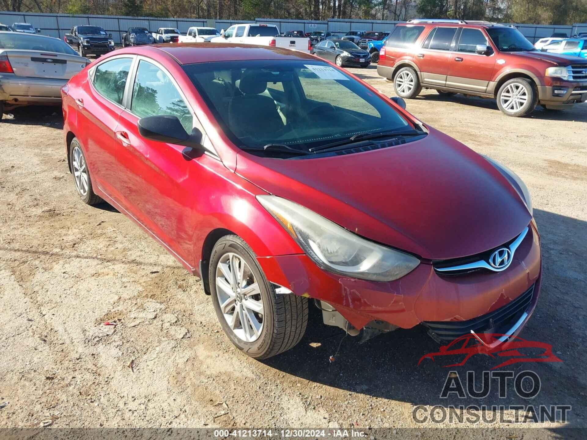 HYUNDAI ELANTRA 2014 - 5NPDH4AE0EH537151