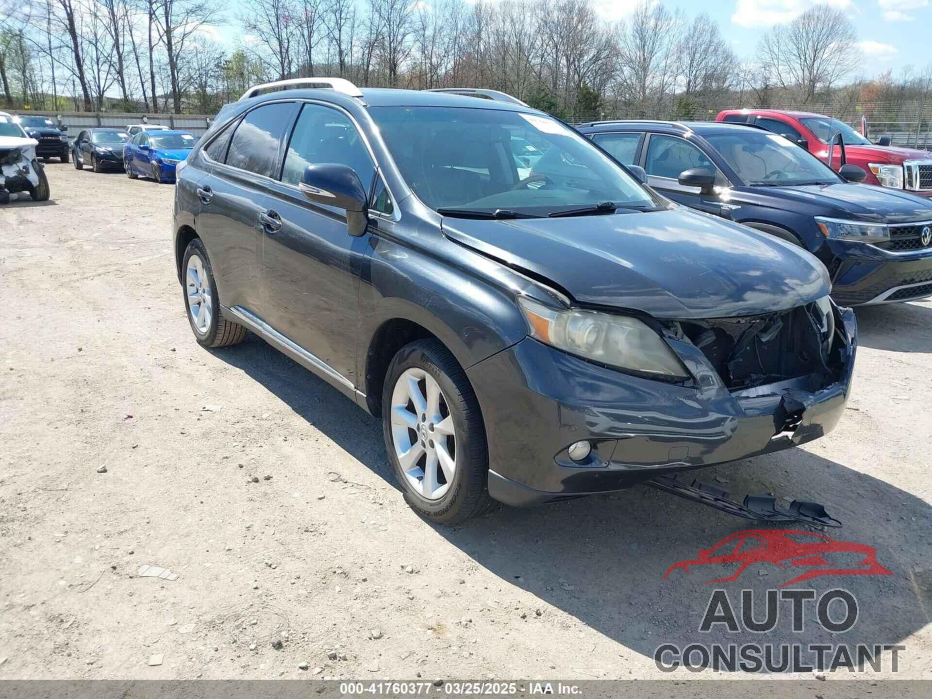 LEXUS RX 350 2010 - 2T2ZK1BA9AC020070