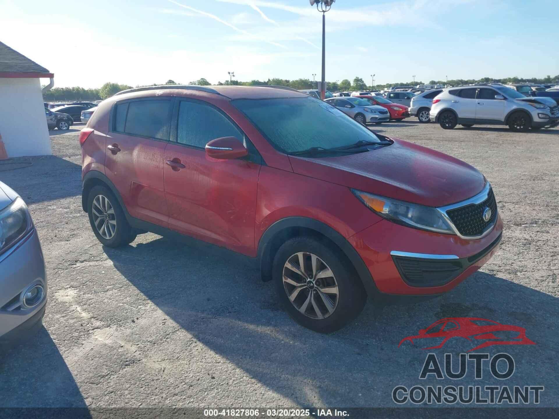 KIA SPORTAGE 2014 - KNDPB3AC0E7639870
