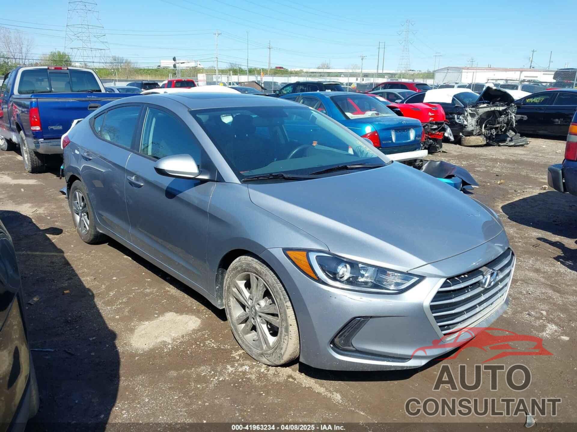 HYUNDAI ELANTRA 2017 - 5NPD84LF8HH204450