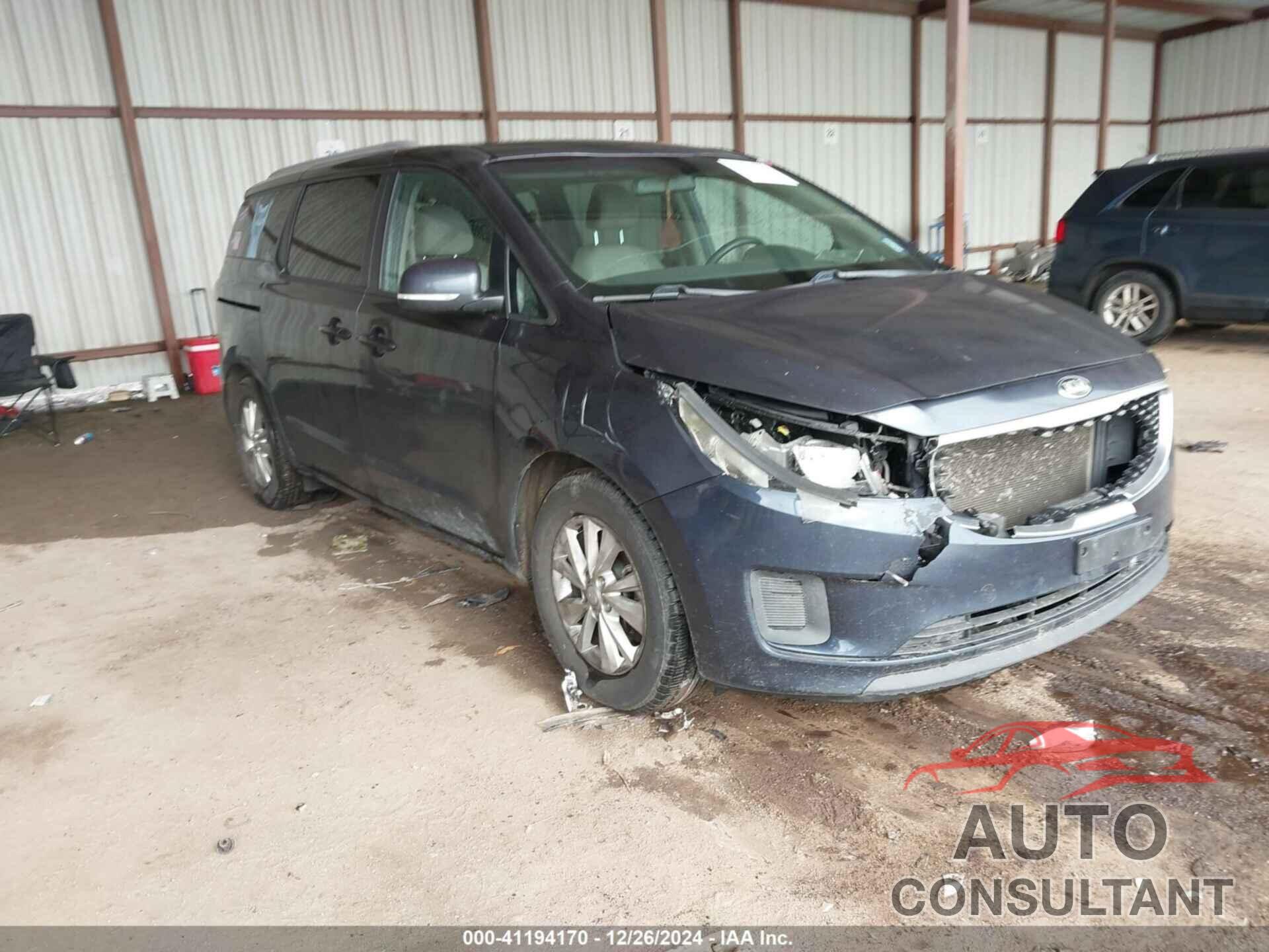 KIA SEDONA 2015 - KNDMB5C1XF6072861