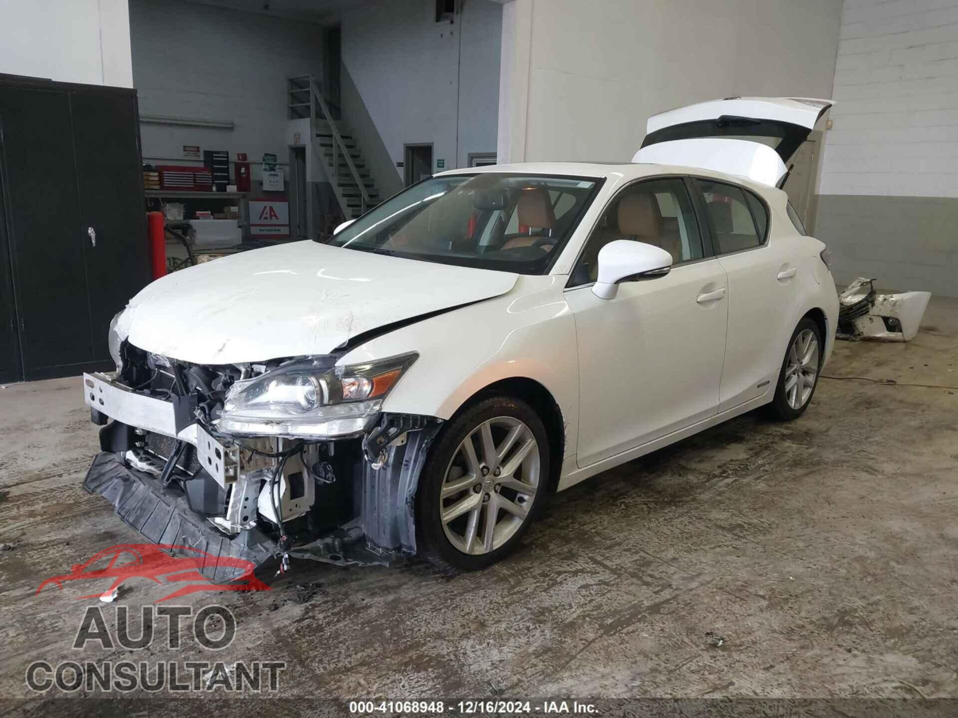 LEXUS CT 200H 2014 - JTHKD5BH4E2201634