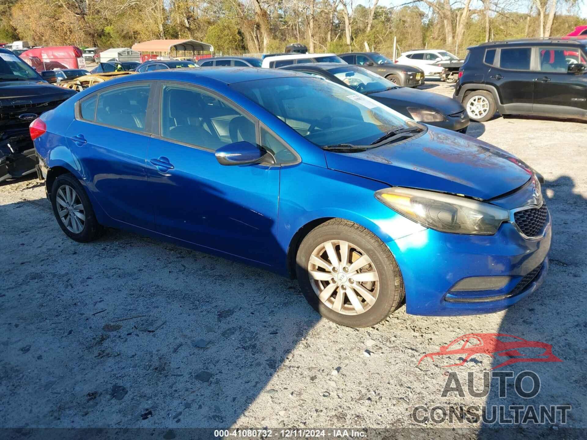 KIA FORTE 2014 - KNAFX4A68E5219862