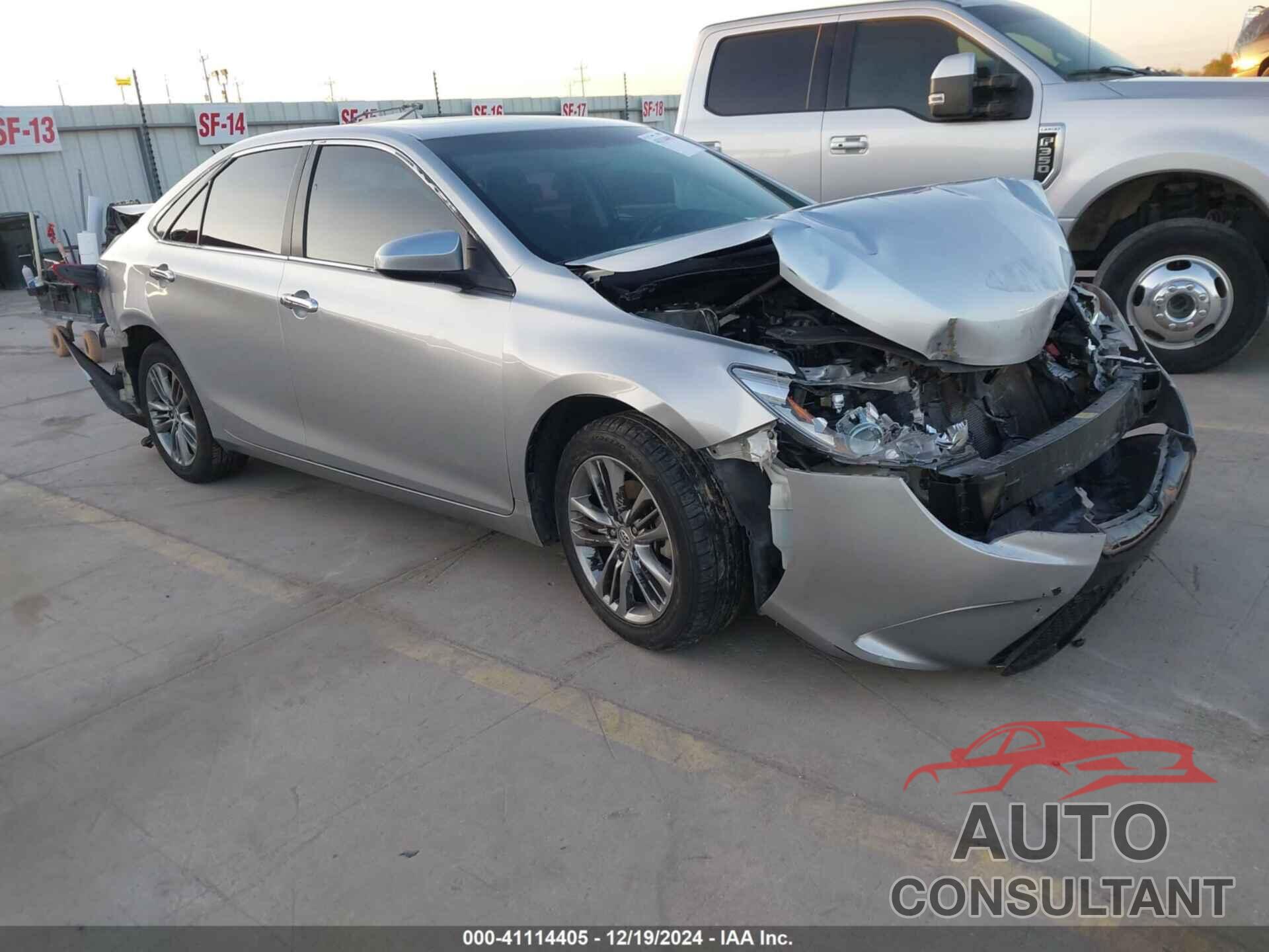 TOYOTA CAMRY 2017 - 4T1BF1FK2HU376446