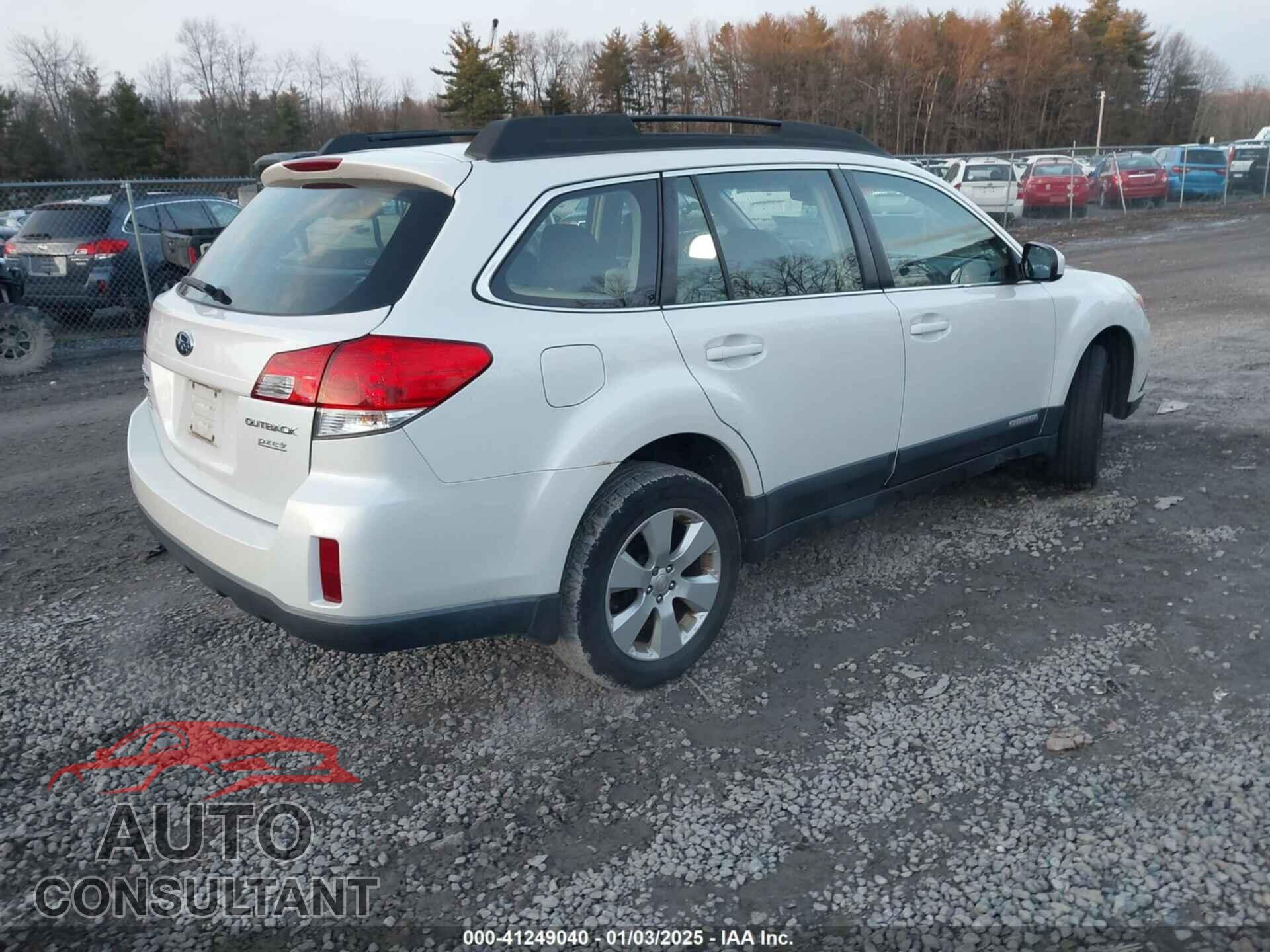 SUBARU OUTBACK 2012 - 4S4BRBAC2C3216482