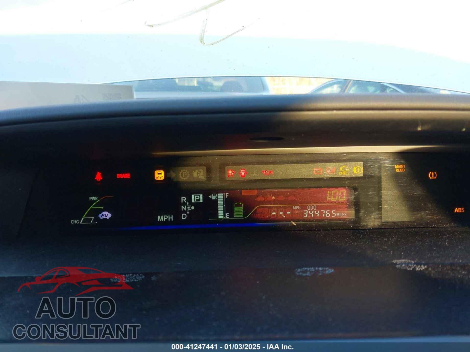 TOYOTA PRIUS V 2012 - JTDZN3EU8C3174598