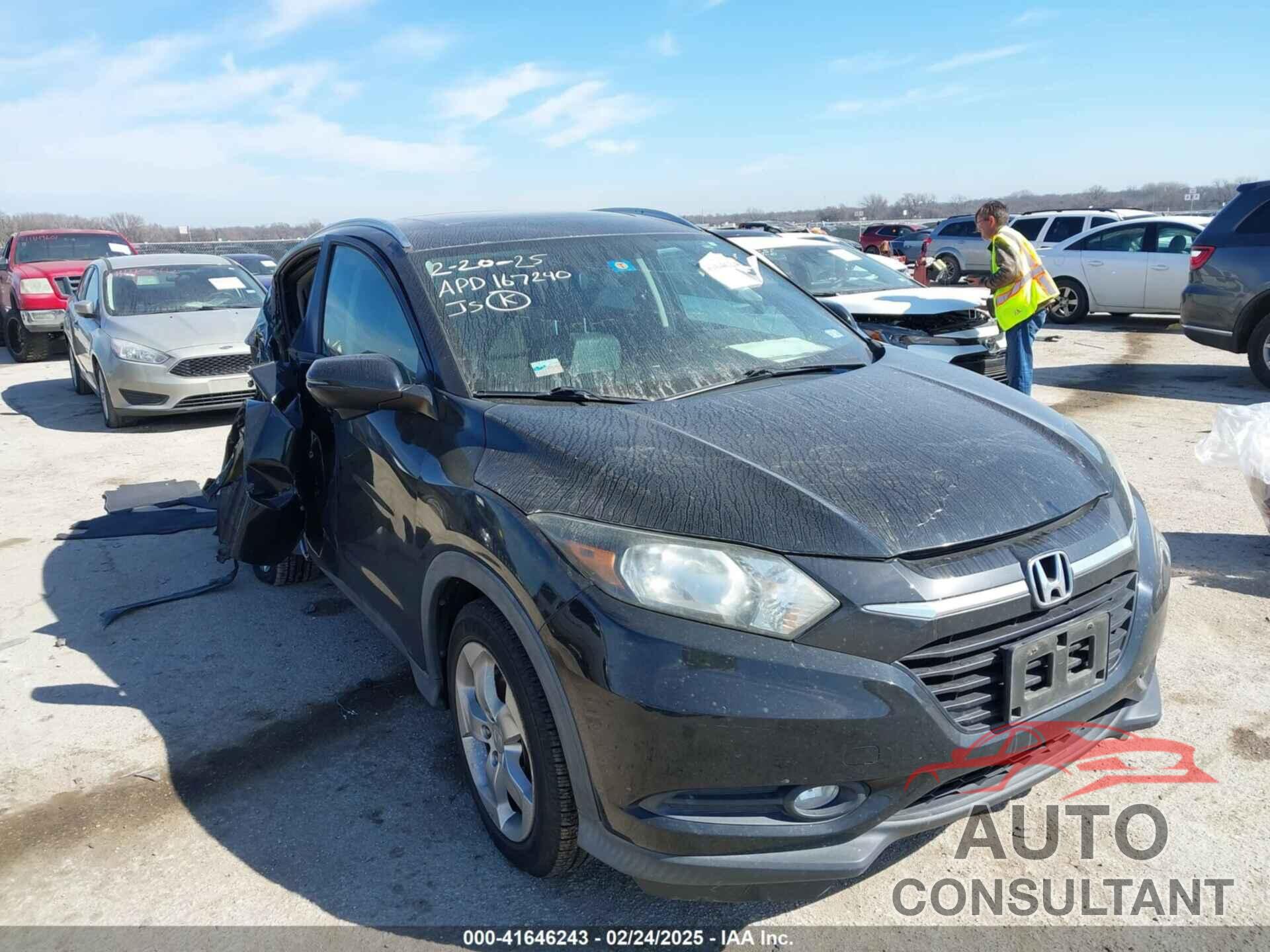 HONDA HR-V 2016 - 3CZRU6H78GM708546