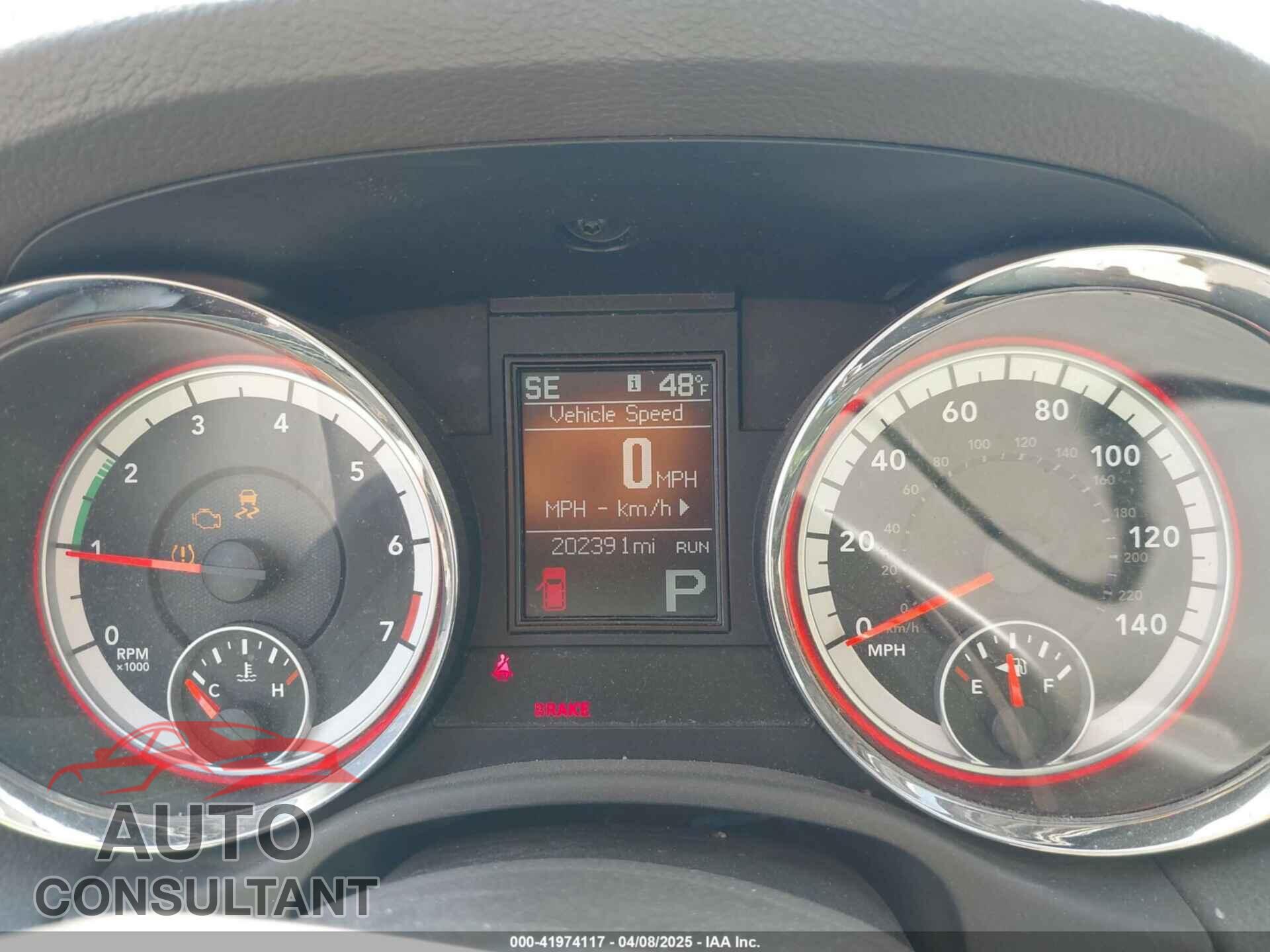 DODGE DURANGO 2012 - 1C4RDJAG5CC301640