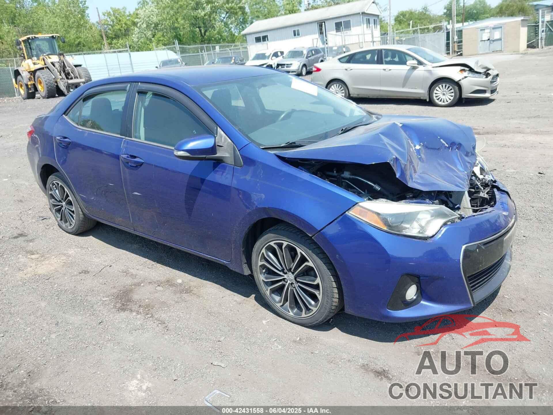TOYOTA COROLLA 2015 - 5YFBURHE6FP218542
