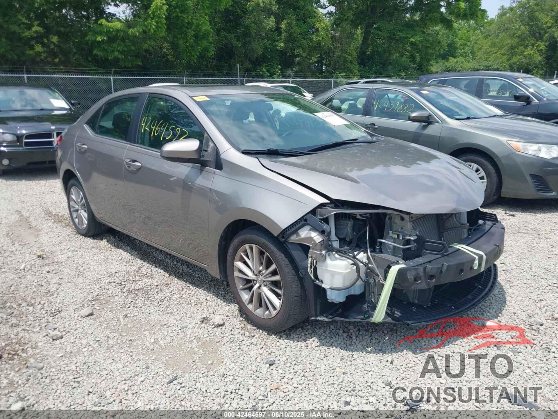 TOYOTA COROLLA 2015 - 2T1BURHE0FC295147