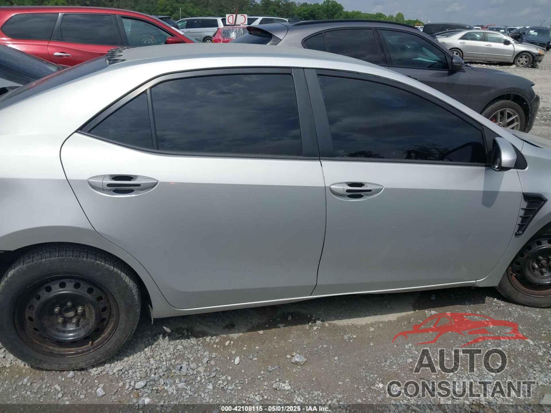 TOYOTA COROLLA 2019 - 5YFBURHE9KP886488