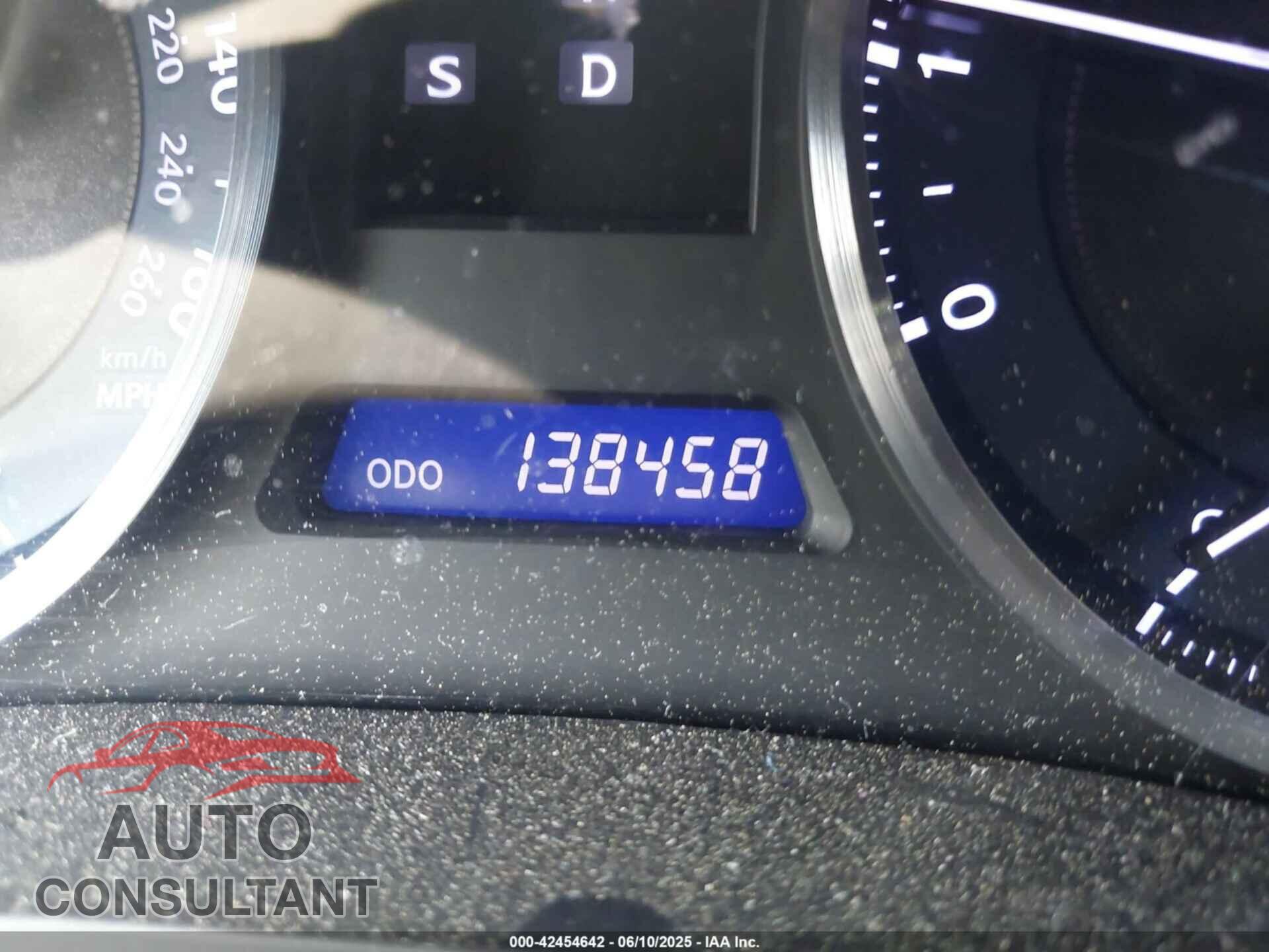 LEXUS IS 250 2011 - JTHBF5C28B5150153