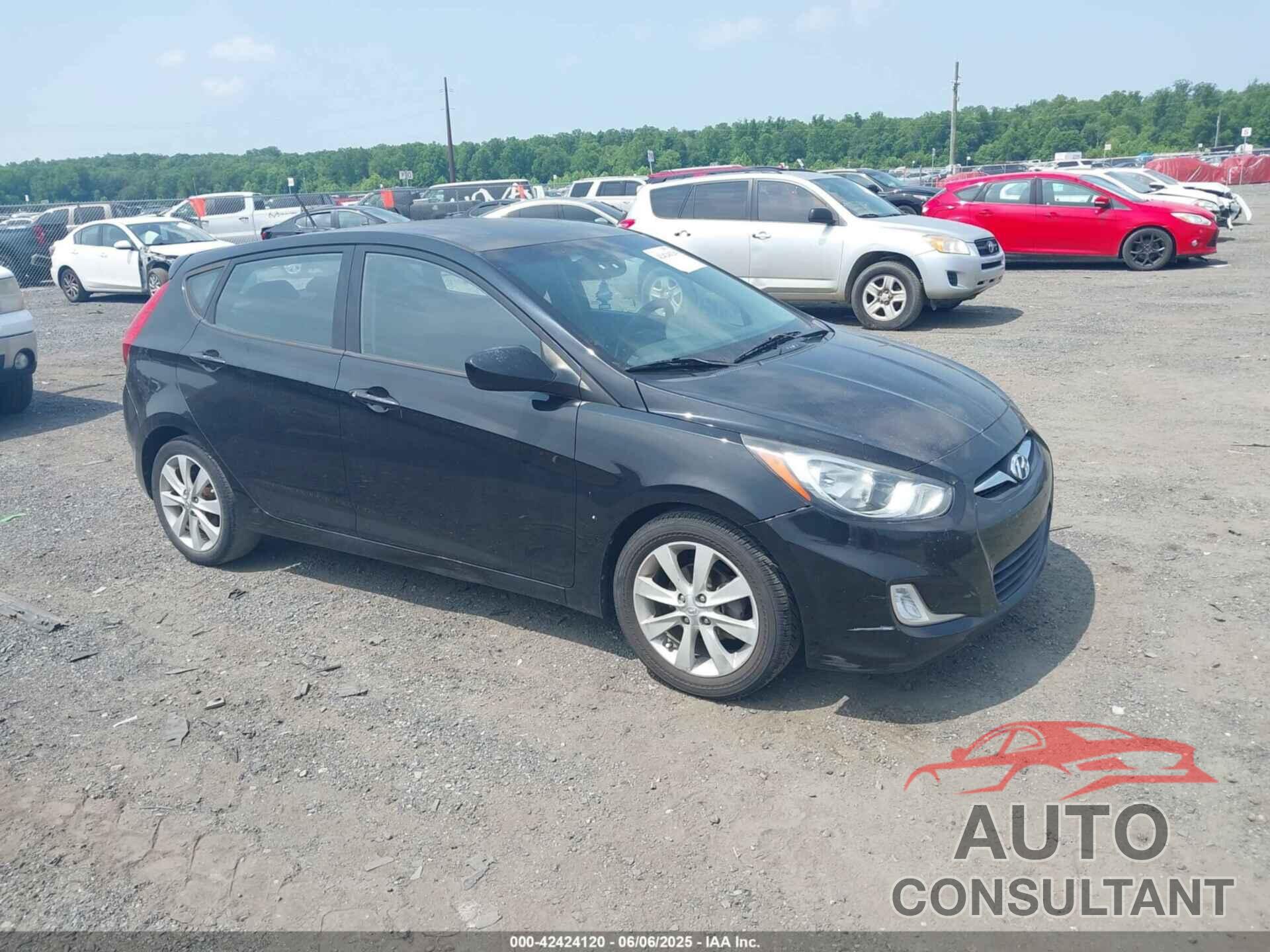 HYUNDAI ACCENT 2012 - KMHCU5AE4CU039370