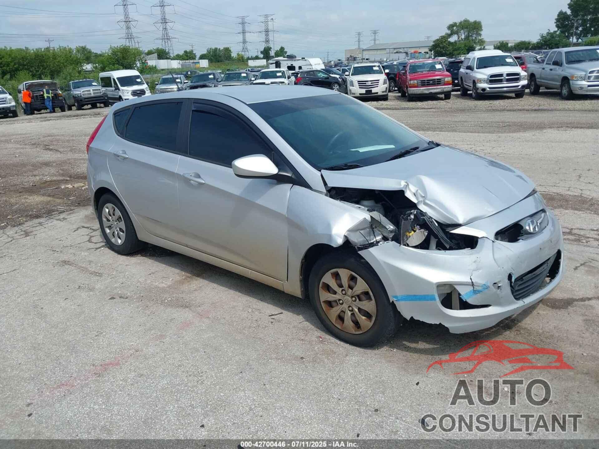 HYUNDAI ACCENT 2017 - KMHCT5AEXHU337349