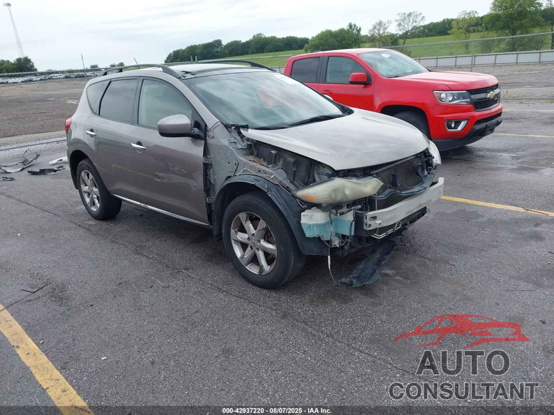 NISSAN MURANO 2009 - JN8AZ18W09W123417